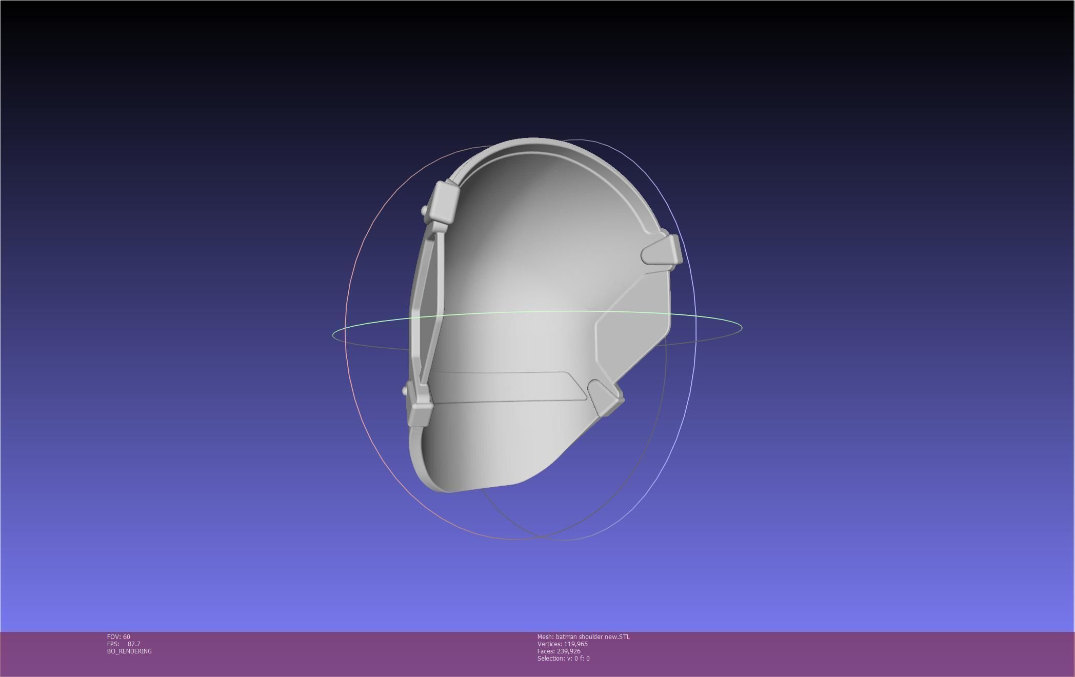 New Batman Shoulder Final Updated Printable Model 3D print model_65