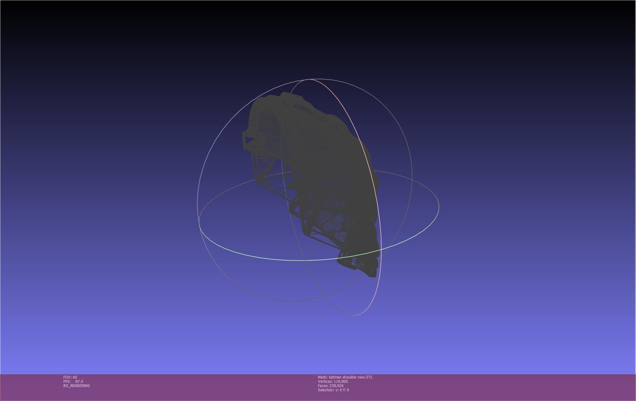 New Batman Shoulder Final Updated Printable Model 3D print model_120