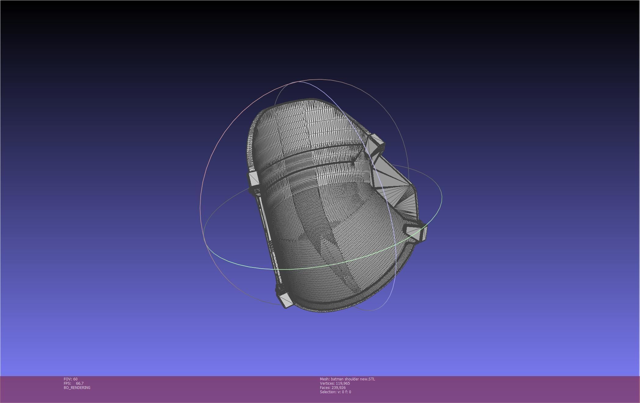 New Batman Shoulder Final Updated Printable Model 3D print model_99