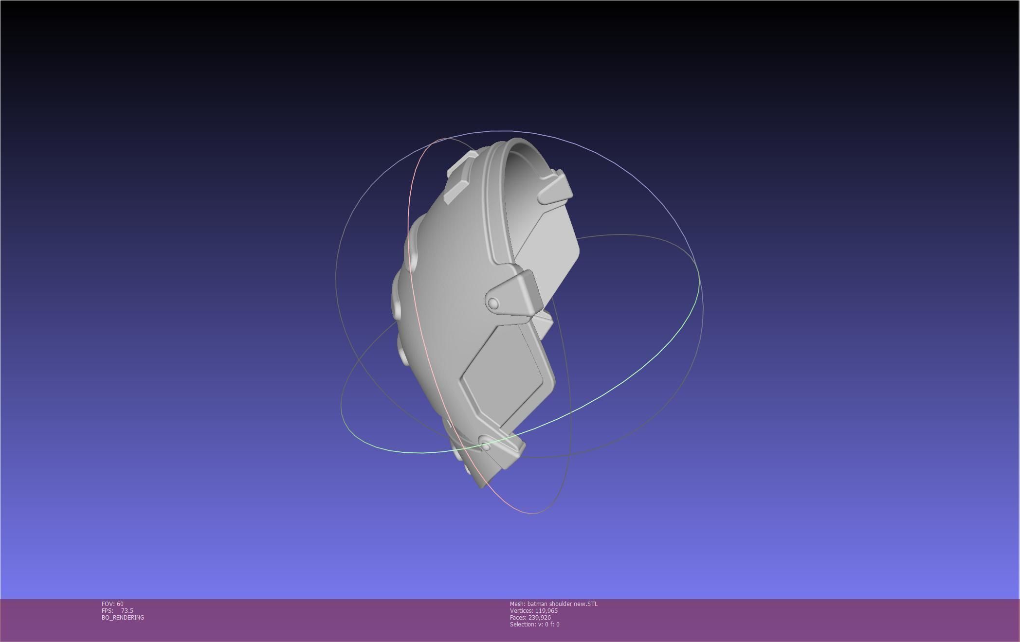 New Batman Shoulder Final Updated Printable Model 3D print model_83