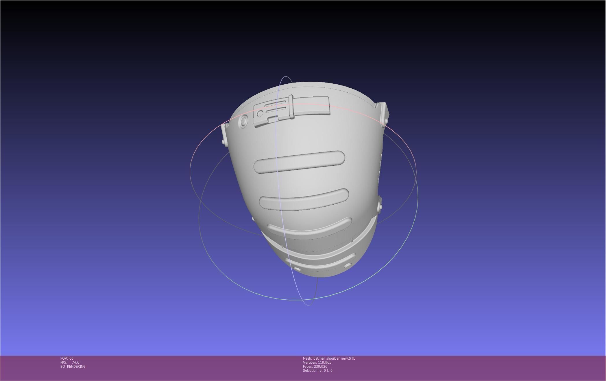 New Batman Shoulder Final Updated Printable Model 3D print model_51