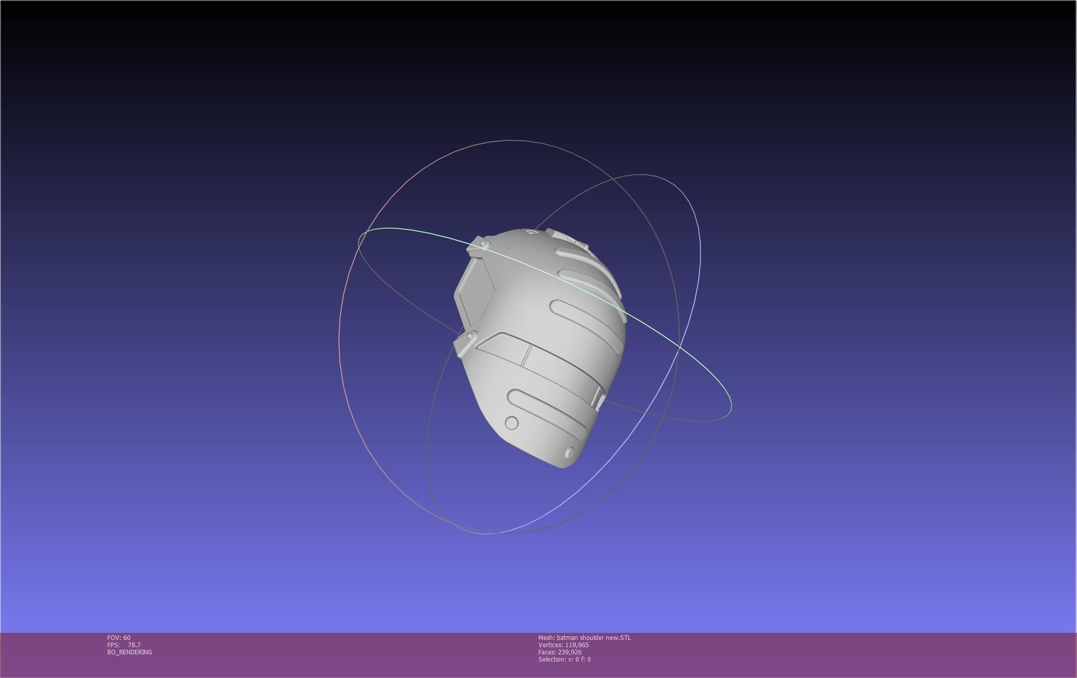 New Batman Shoulder Final Updated Printable Model 3D print model_60