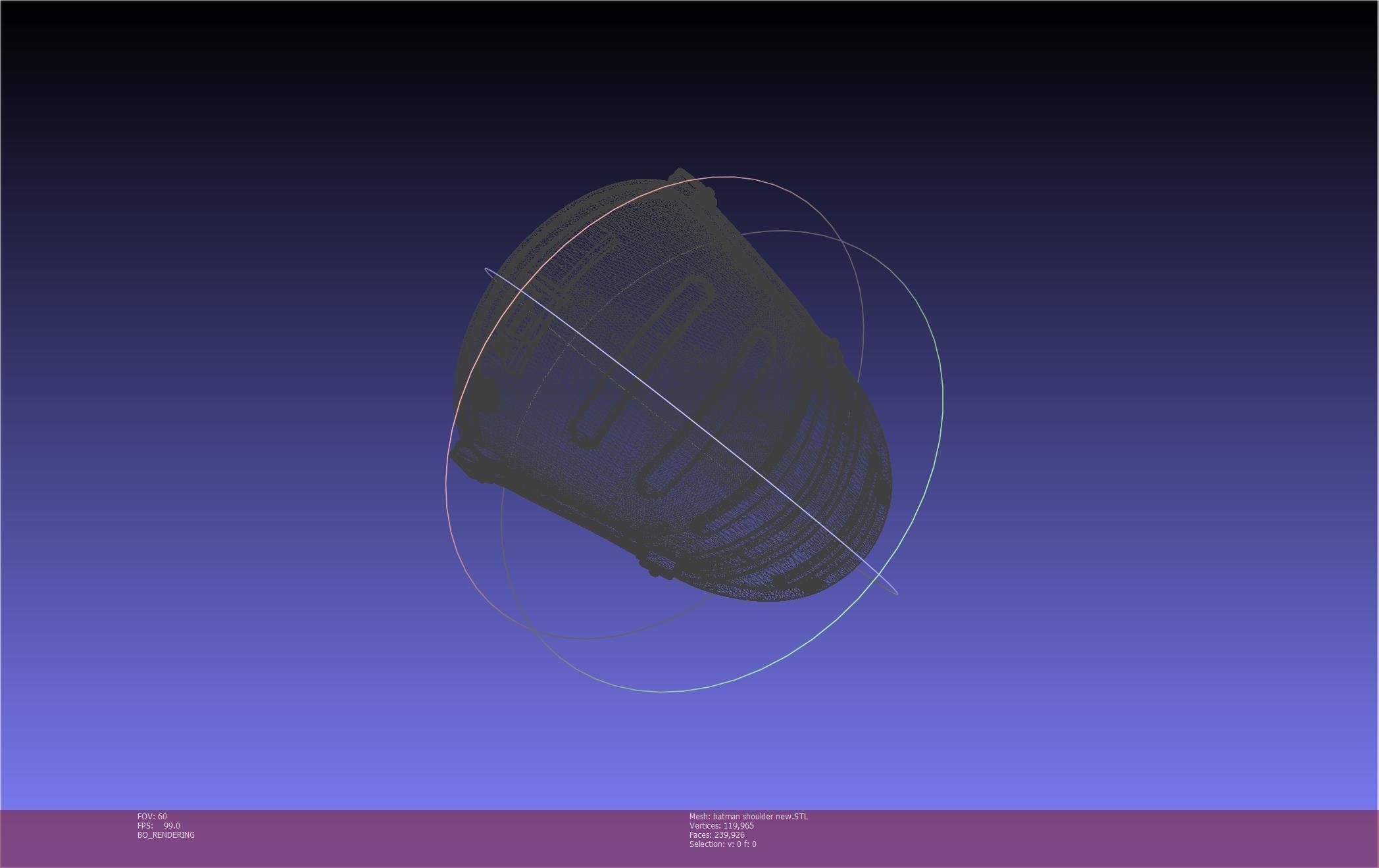 New Batman Shoulder Final Updated Printable Model 3D print model_117