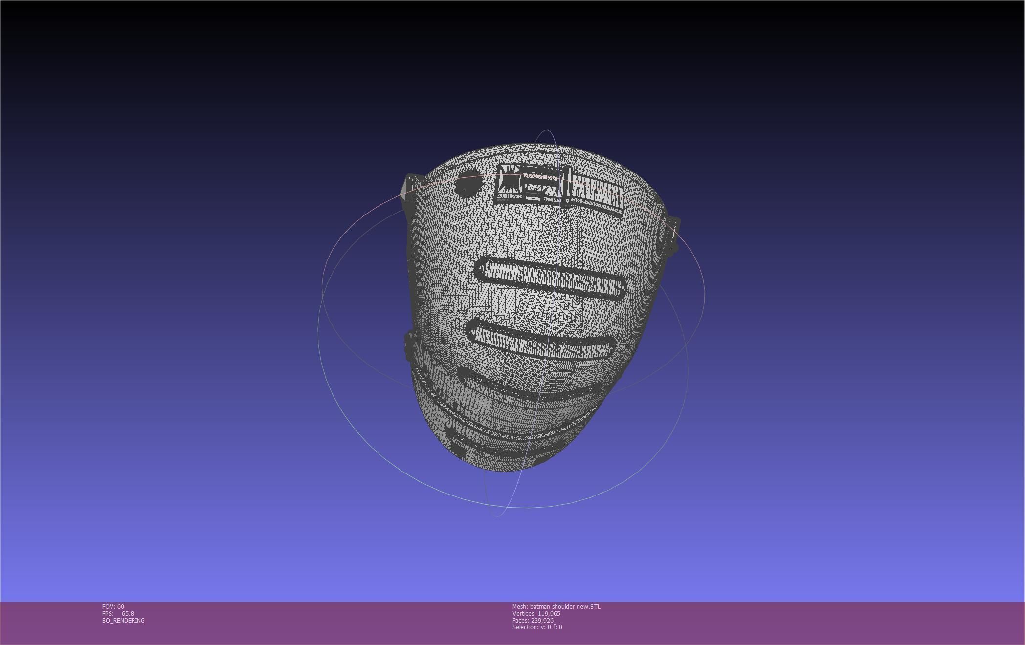 New Batman Shoulder Final Updated Printable Model 3D print model_95