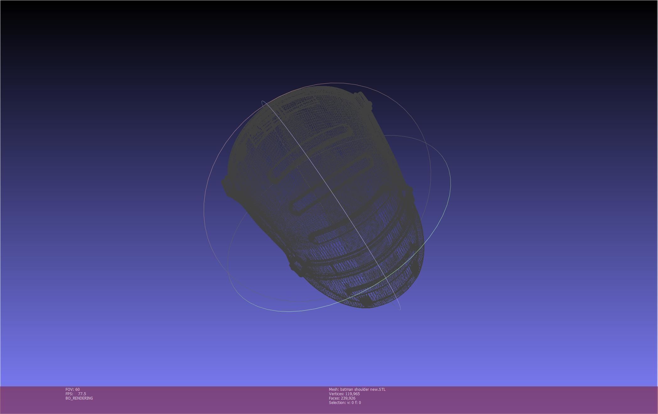 New Batman Shoulder Final Updated Printable Model 3D print model_122