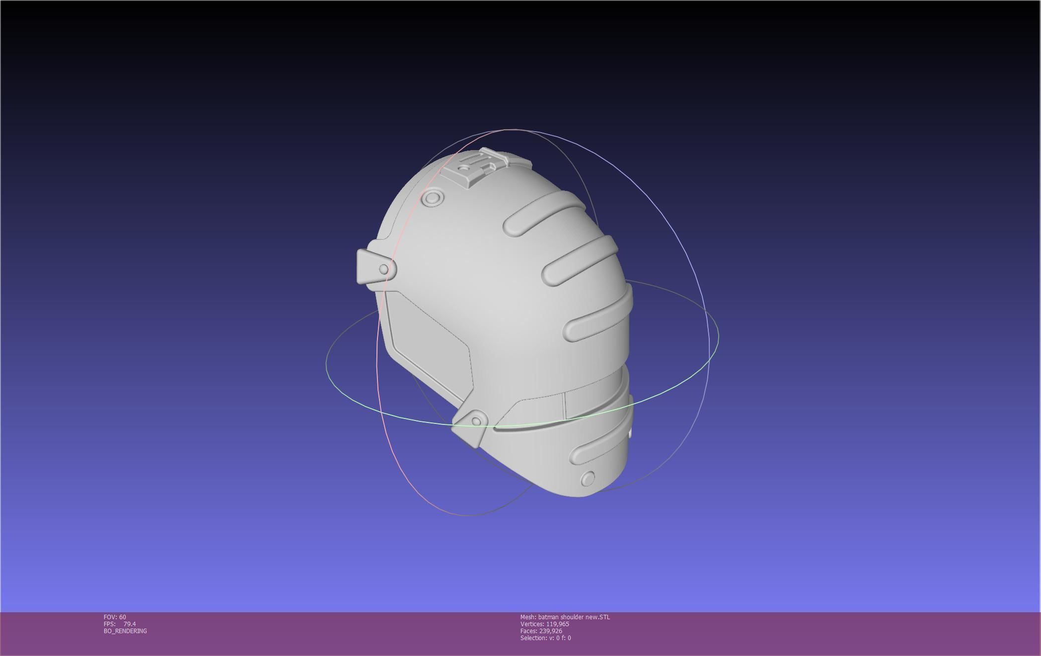 New Batman Shoulder Final Updated Printable Model 3D print model_48