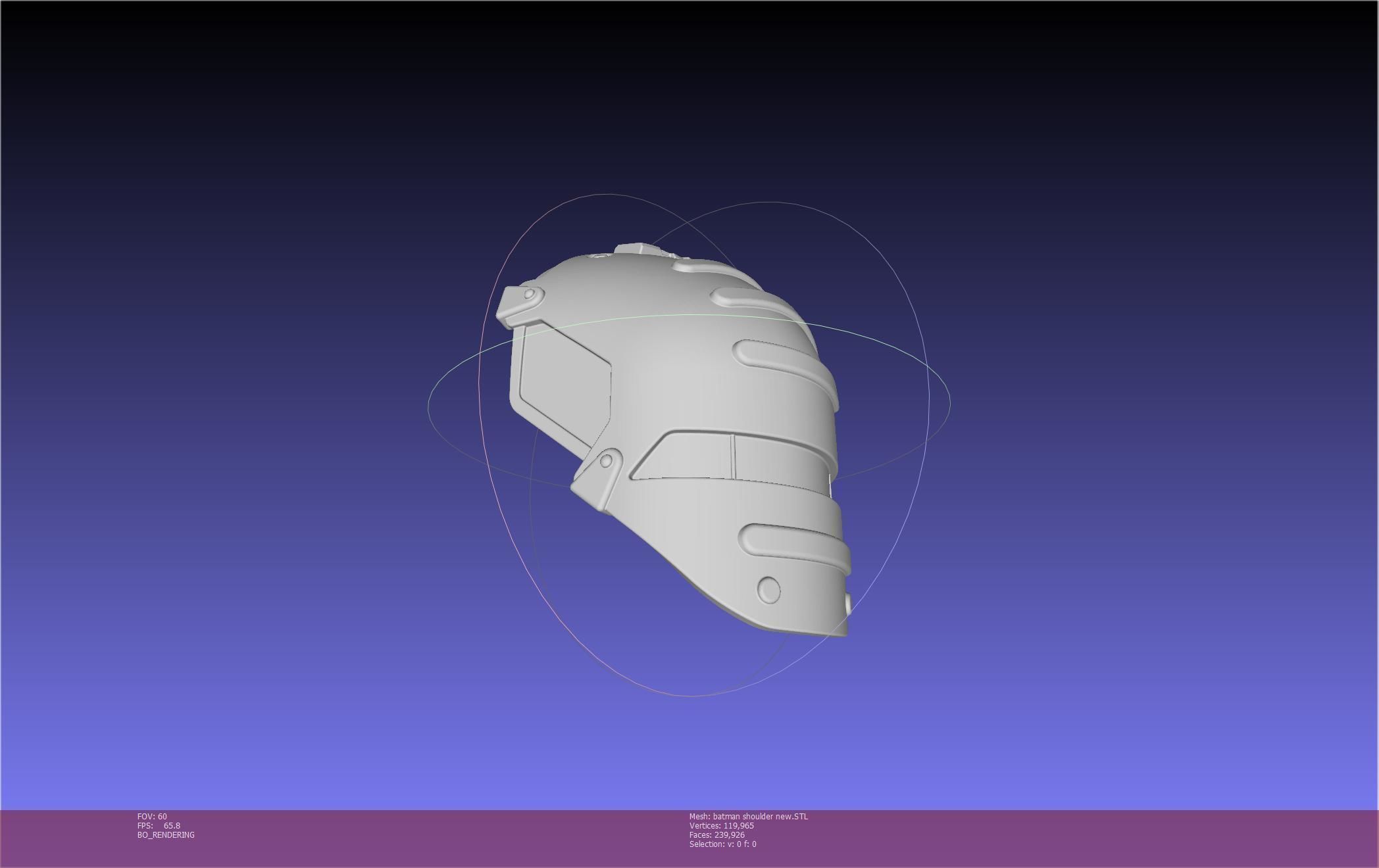 New Batman Shoulder Final Updated Printable Model 3D print model_61