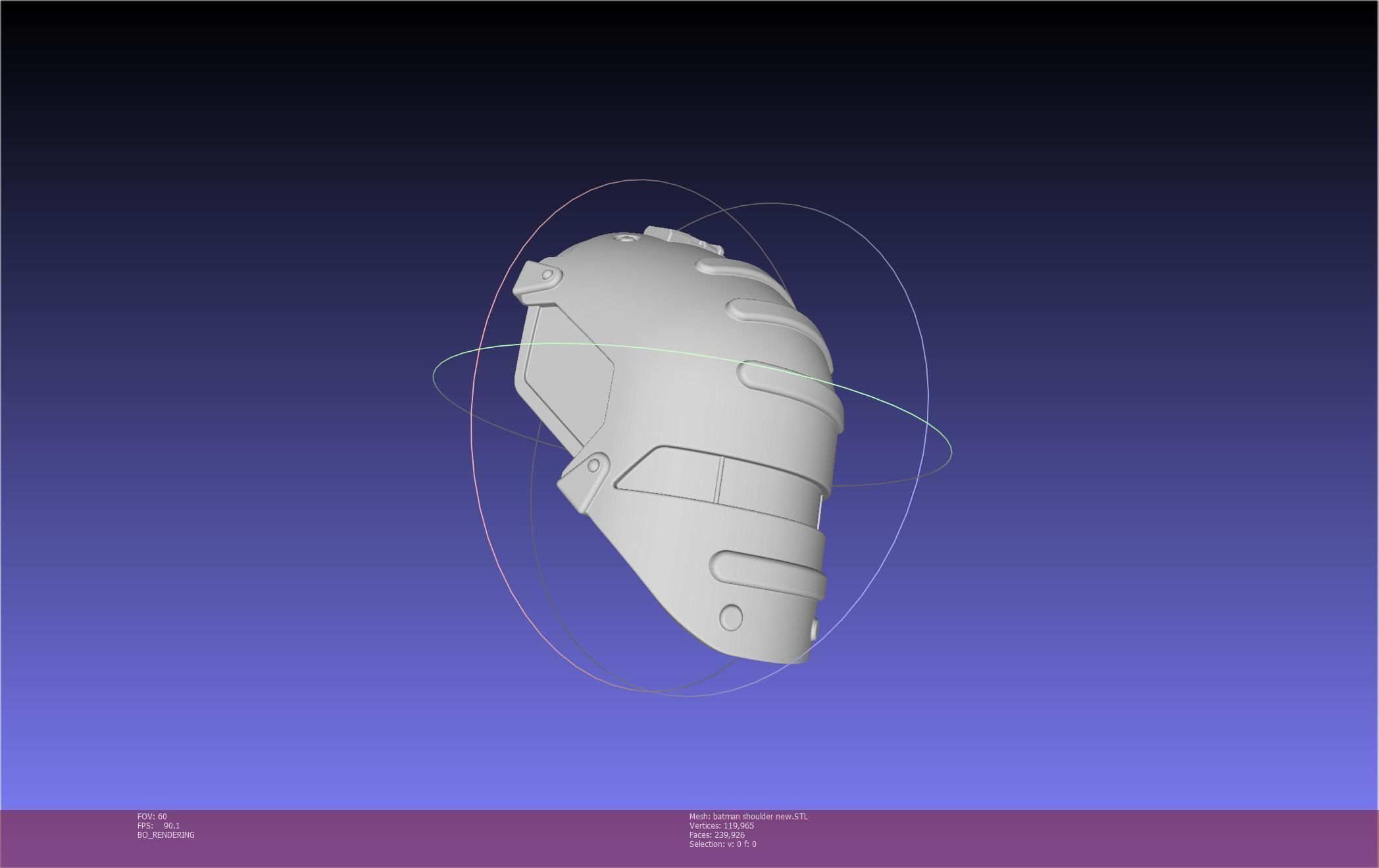 New Batman Shoulder Final Updated Printable Model 3D print model_80
