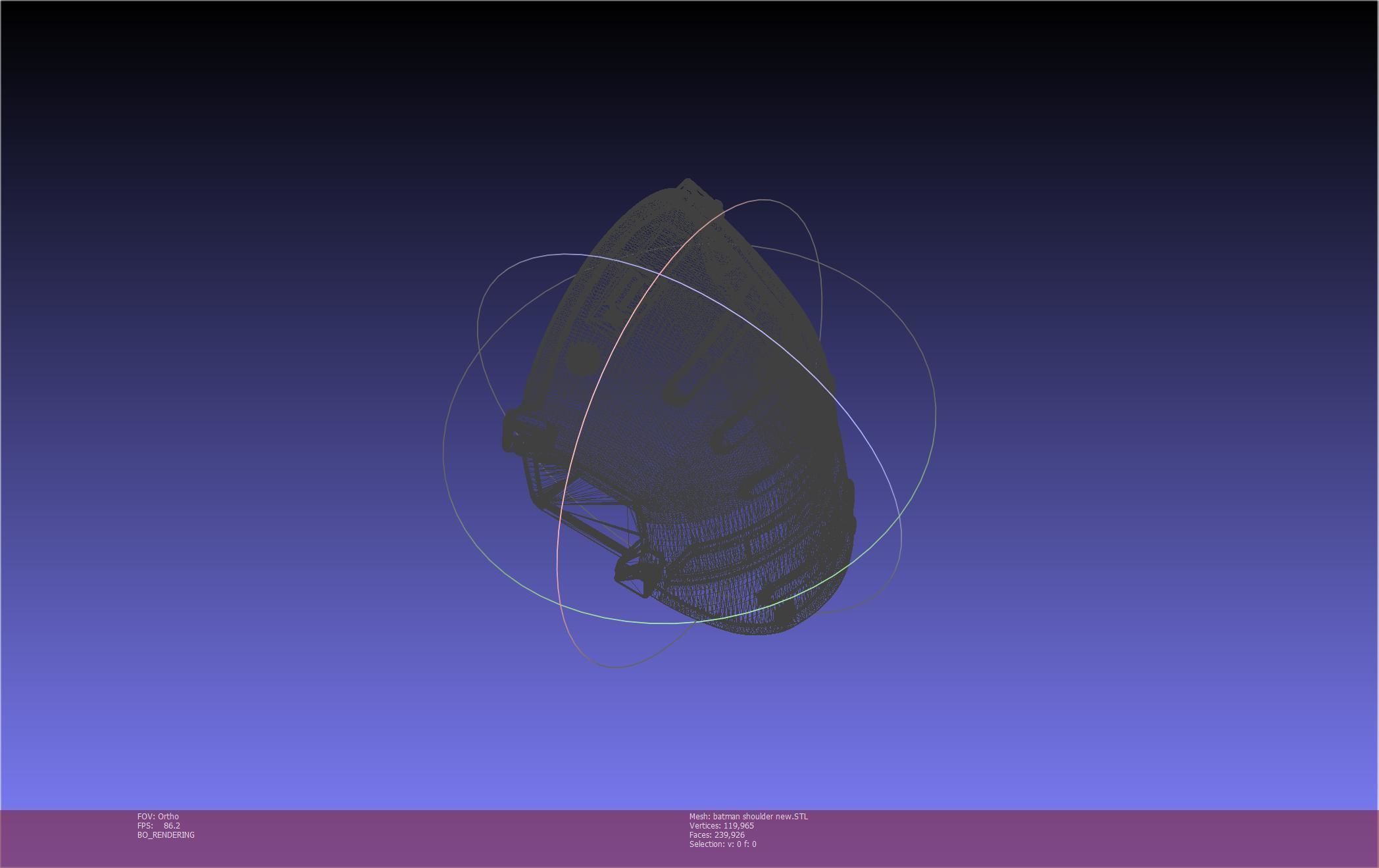 New Batman Shoulder Final Updated Printable Model 3D print model_123