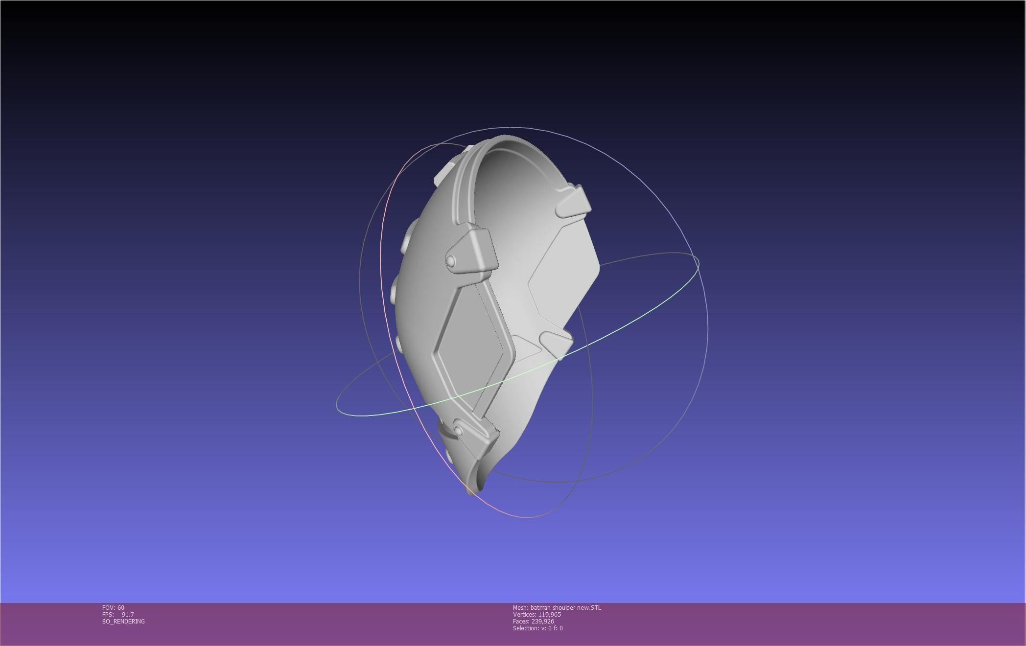 New Batman Shoulder Final Updated Printable Model 3D print model_44