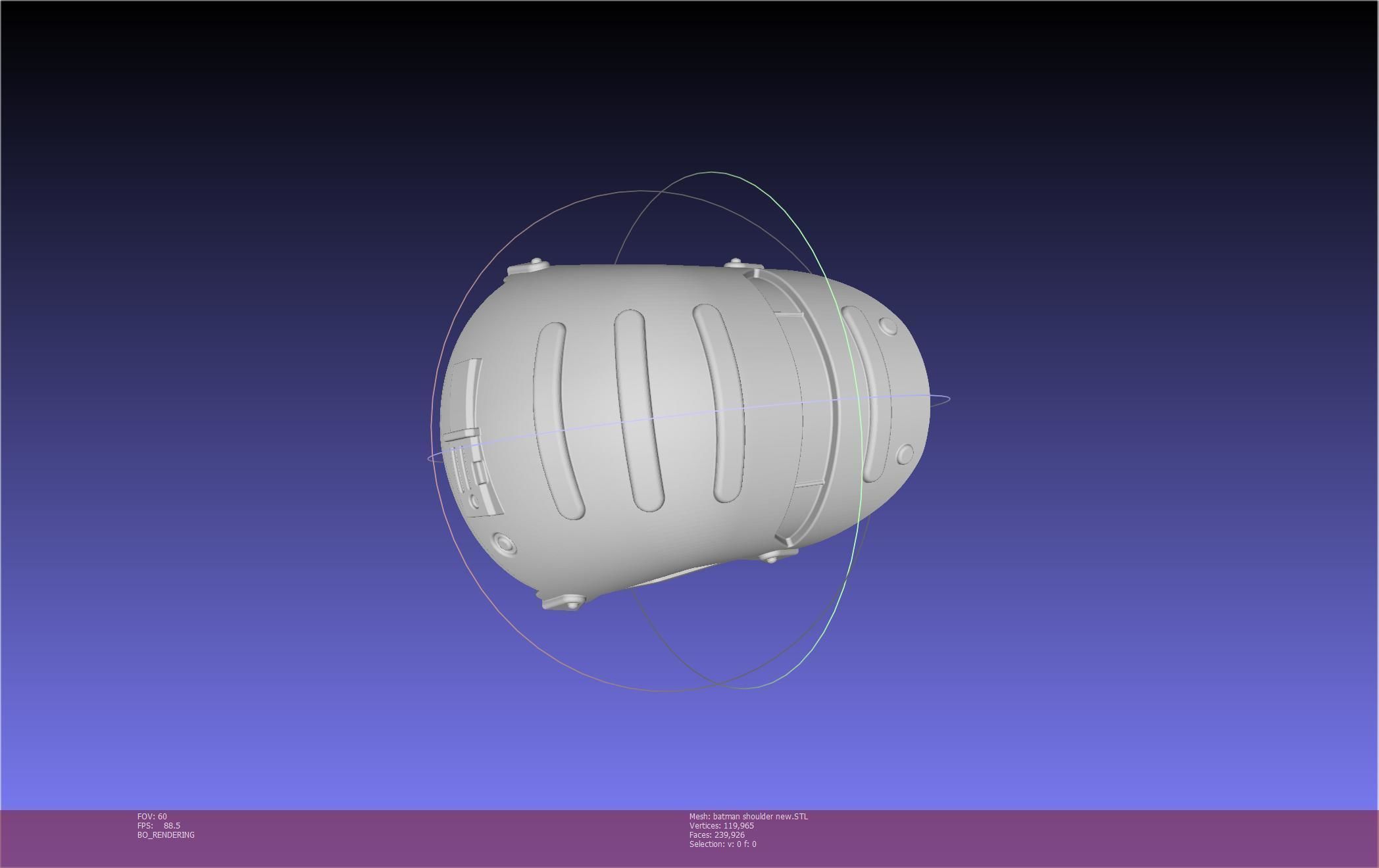 New Batman Shoulder Final Updated Printable Model 3D print model_70