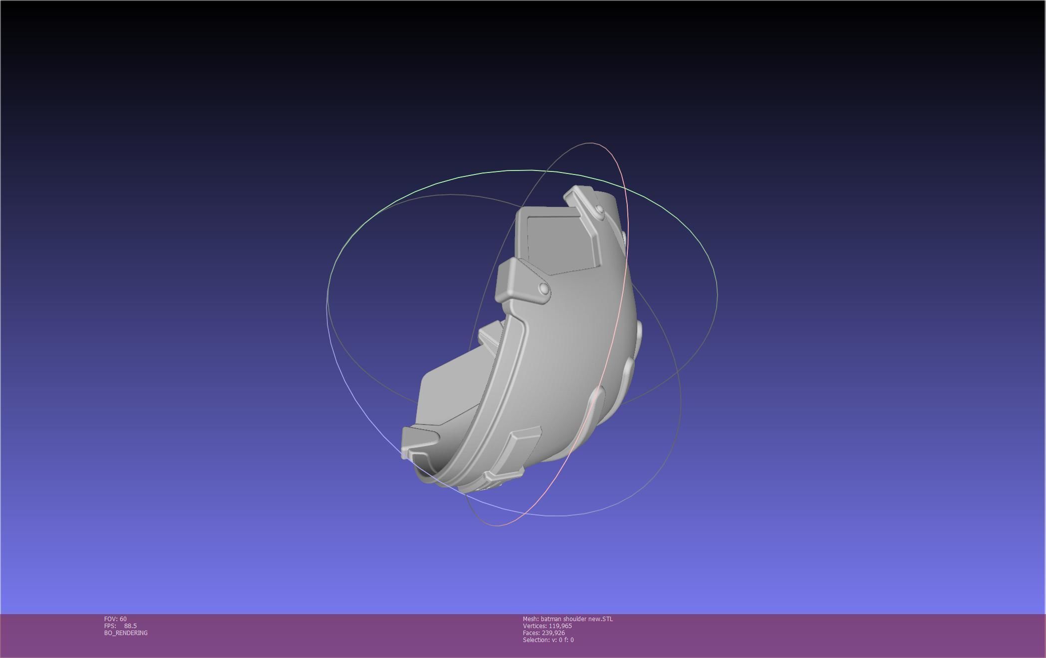 New Batman Shoulder Final Updated Printable Model 3D print model_36