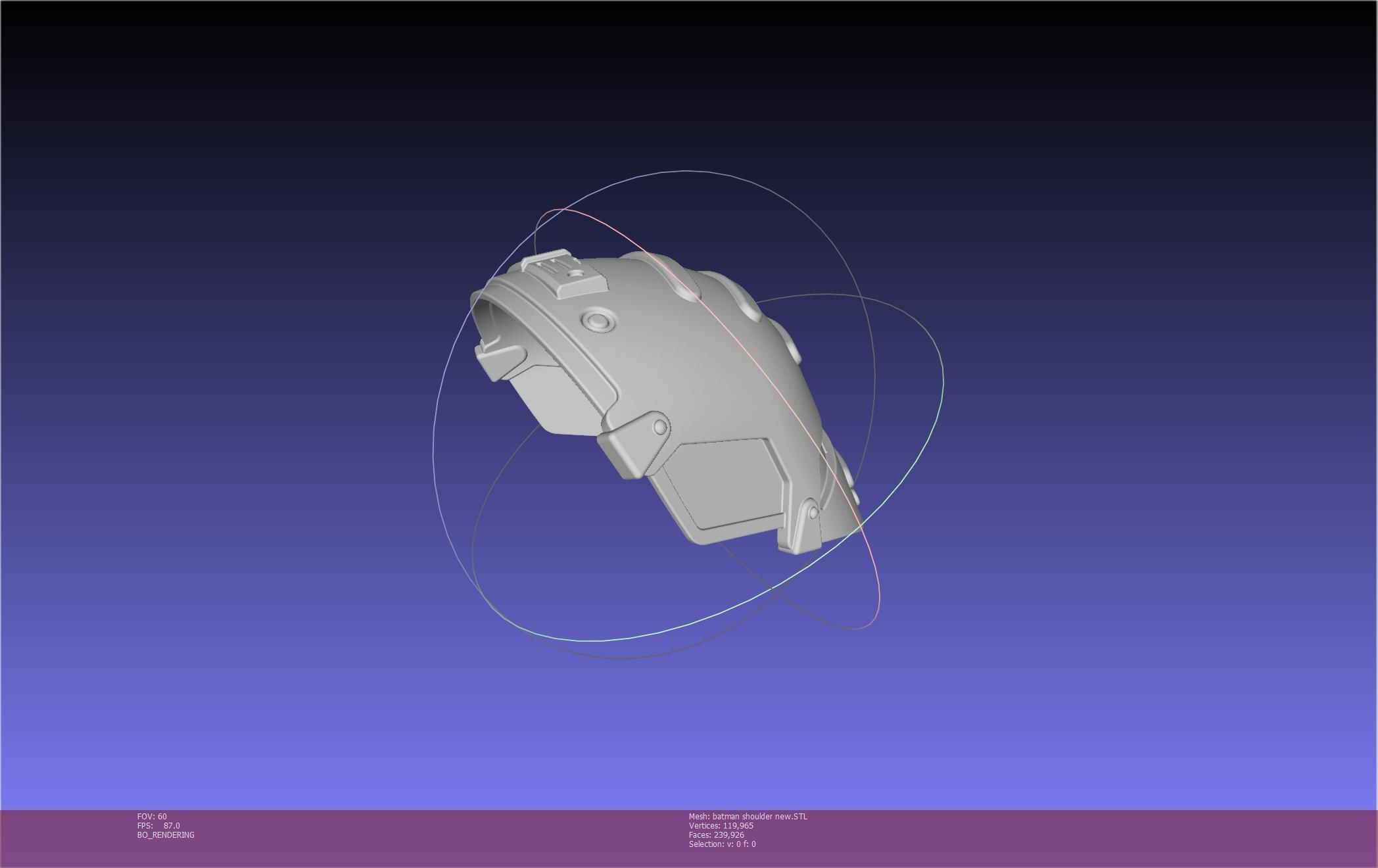 New Batman Shoulder Final Updated Printable Model 3D print model_72