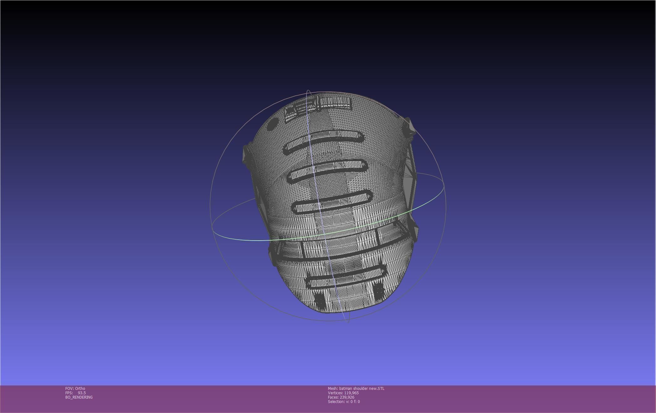 New Batman Shoulder Final Updated Printable Model 3D print model_132