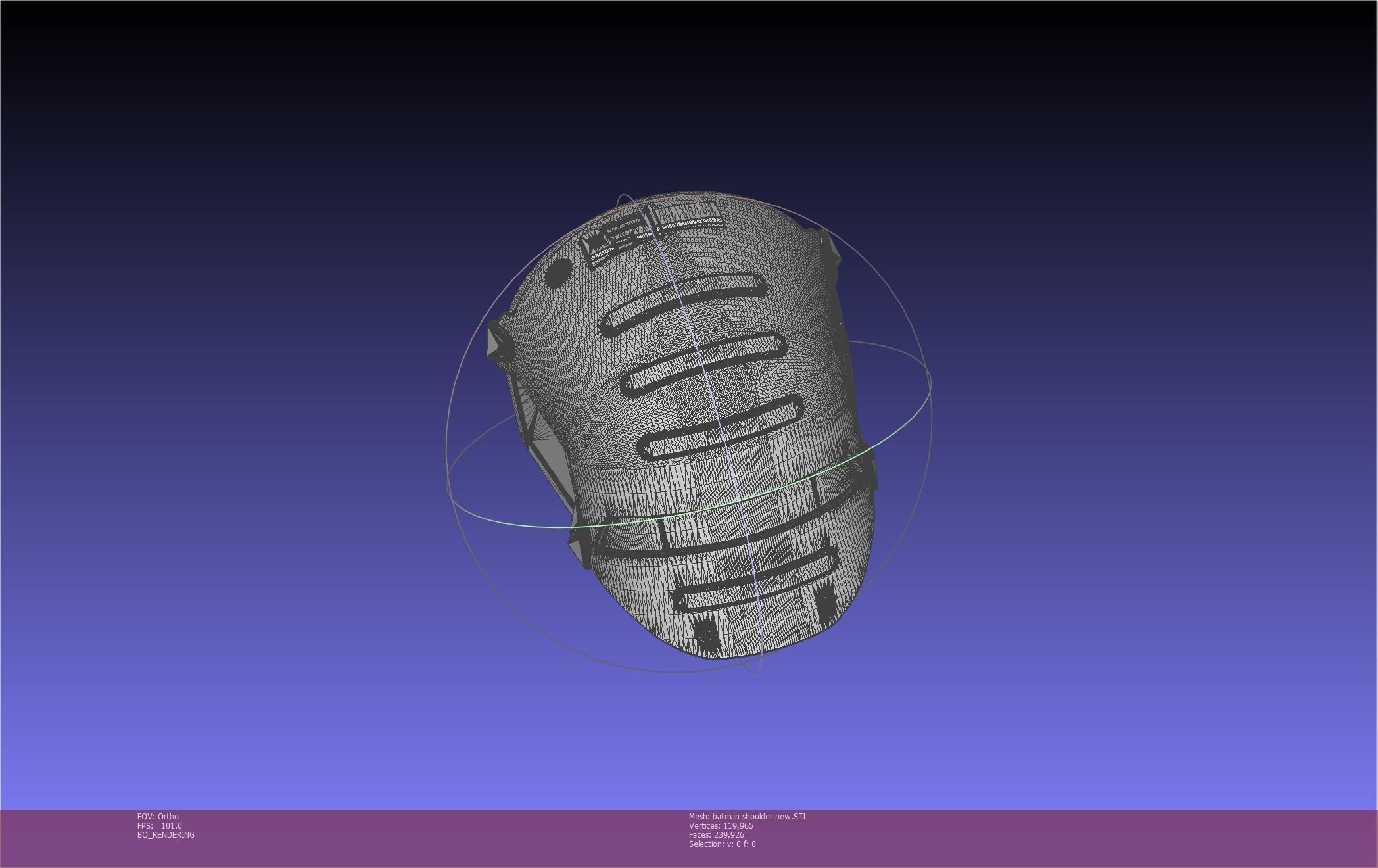 New Batman Shoulder Final Updated Printable Model 3D print model_130