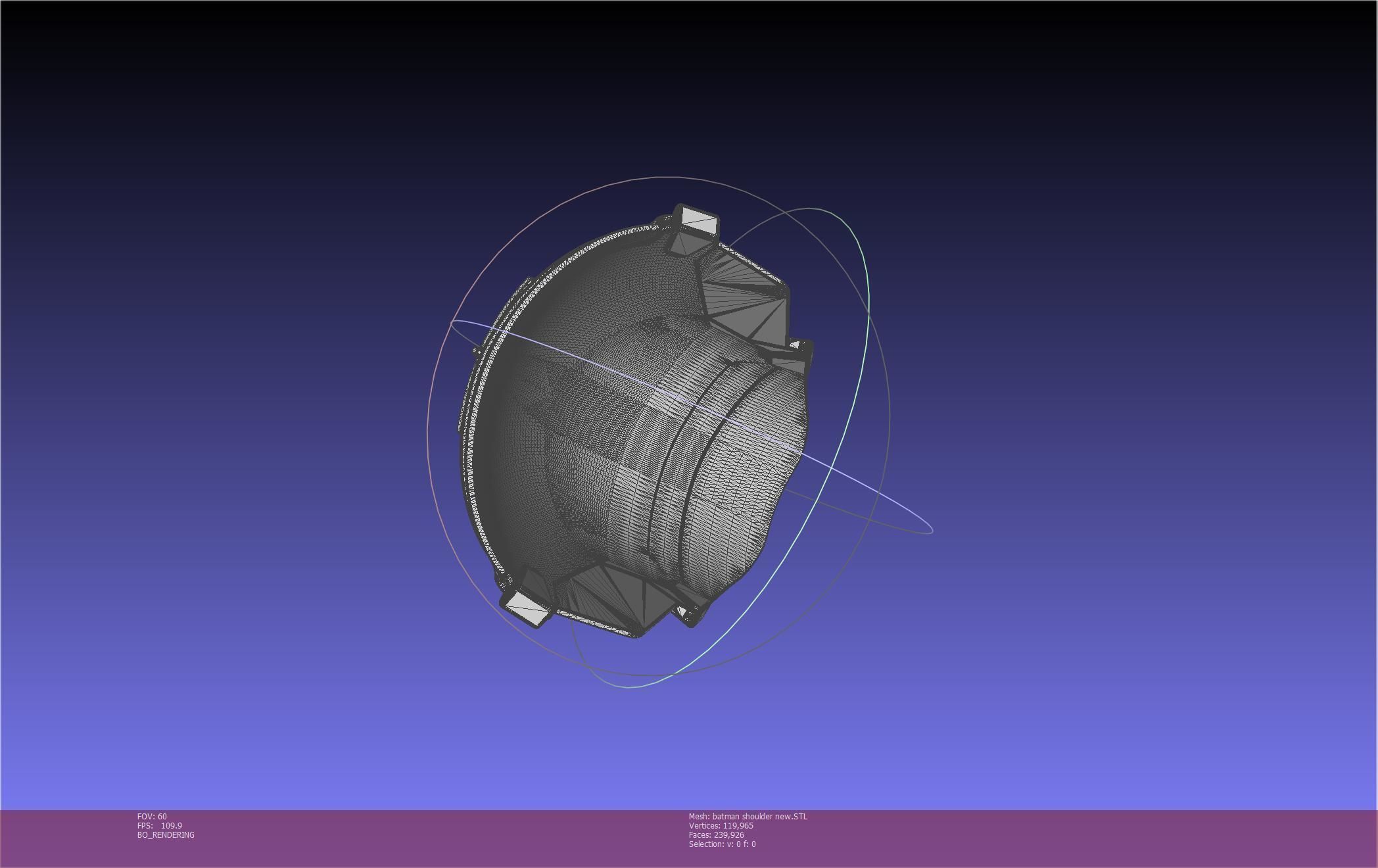 New Batman Shoulder Final Updated Printable Model 3D print model_112