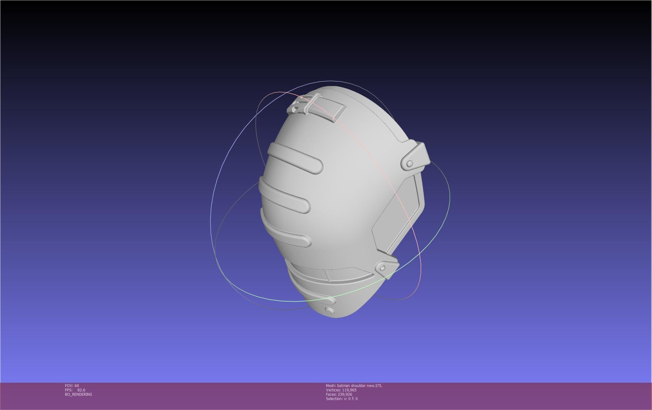 New Batman Shoulder Final Updated Printable Model 3D print model_45