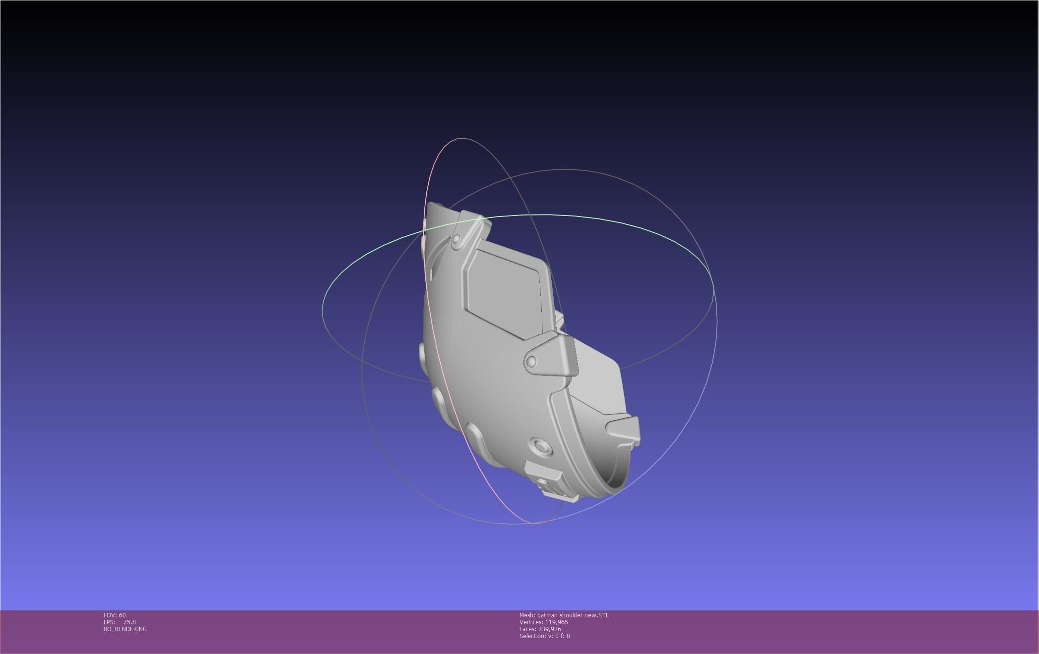 New Batman Shoulder Final Updated Printable Model 3D print model_57
