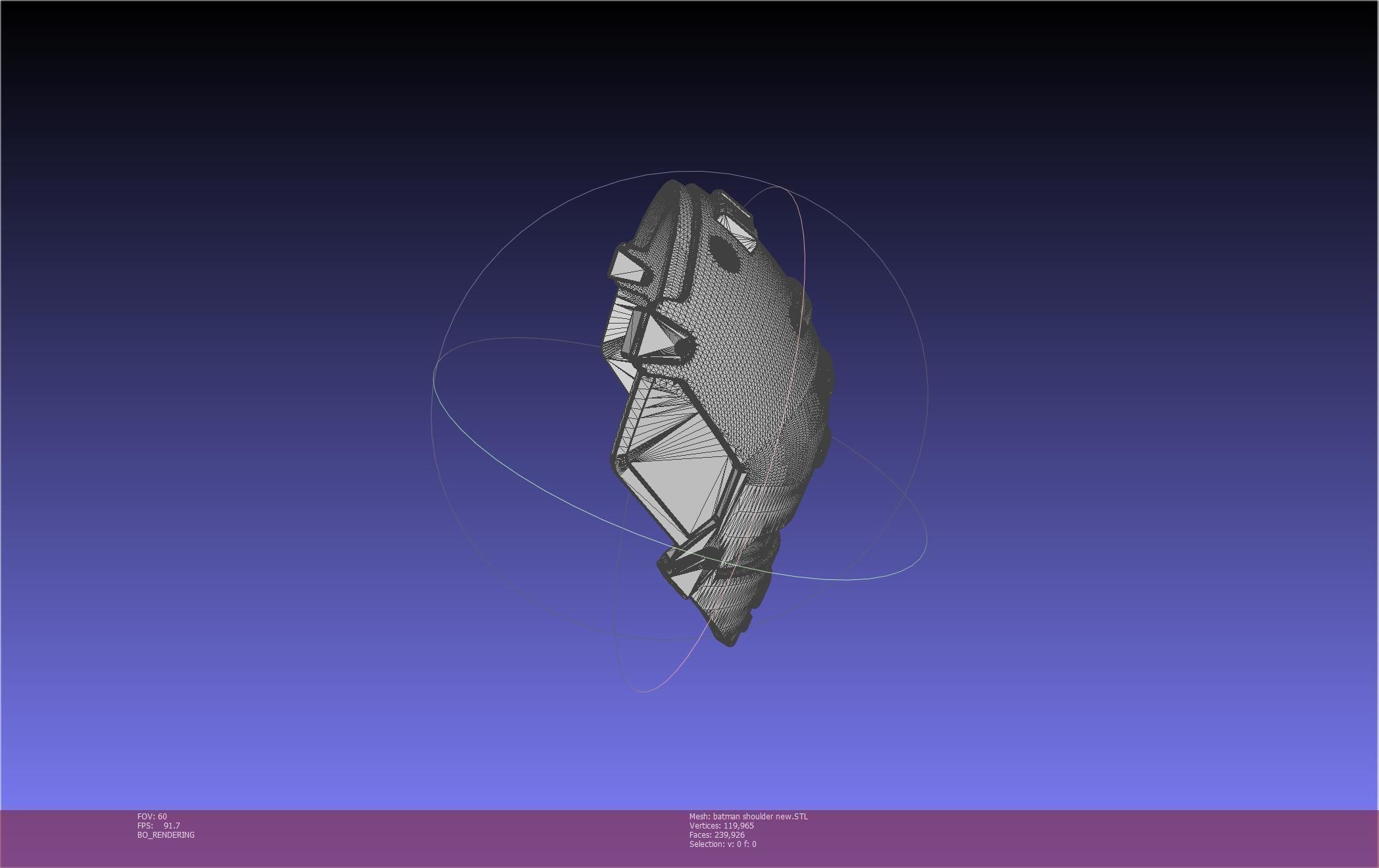 New Batman Shoulder Final Updated Printable Model 3D print model_90