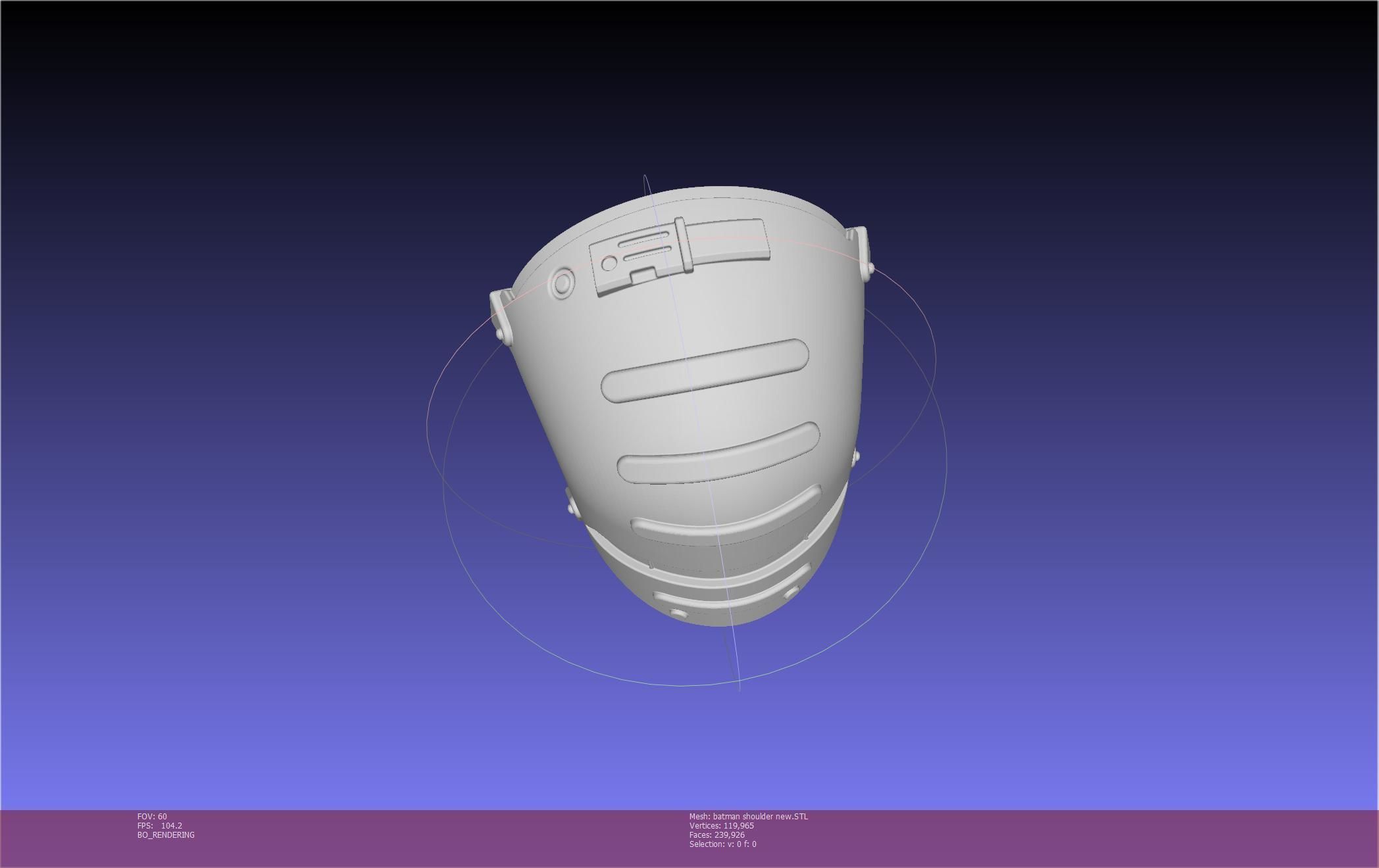New Batman Shoulder Final Updated Printable Model 3D print model_46
