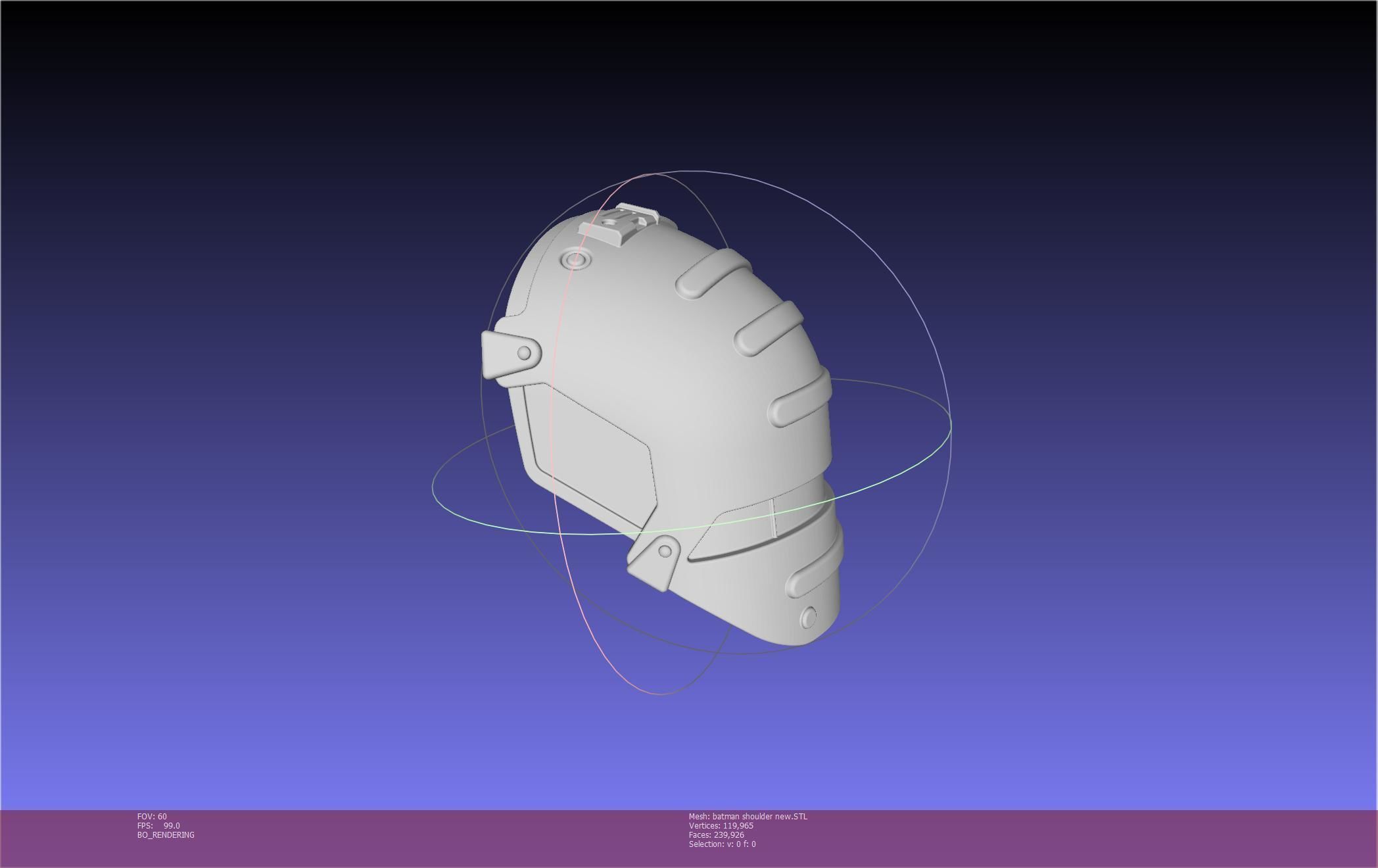 New Batman Shoulder Final Updated Printable Model 3D print model_62