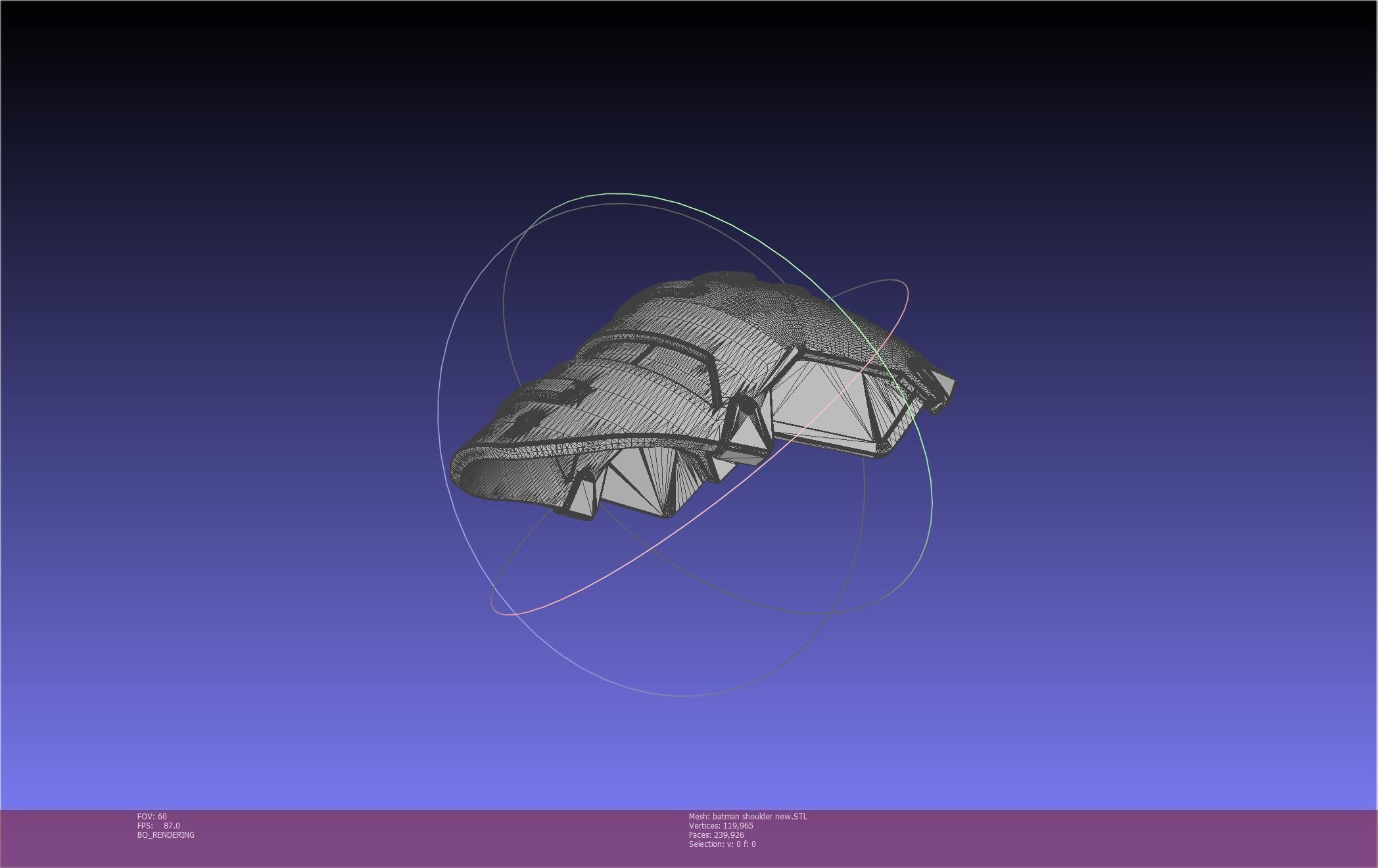 New Batman Shoulder Final Updated Printable Model 3D print model_107