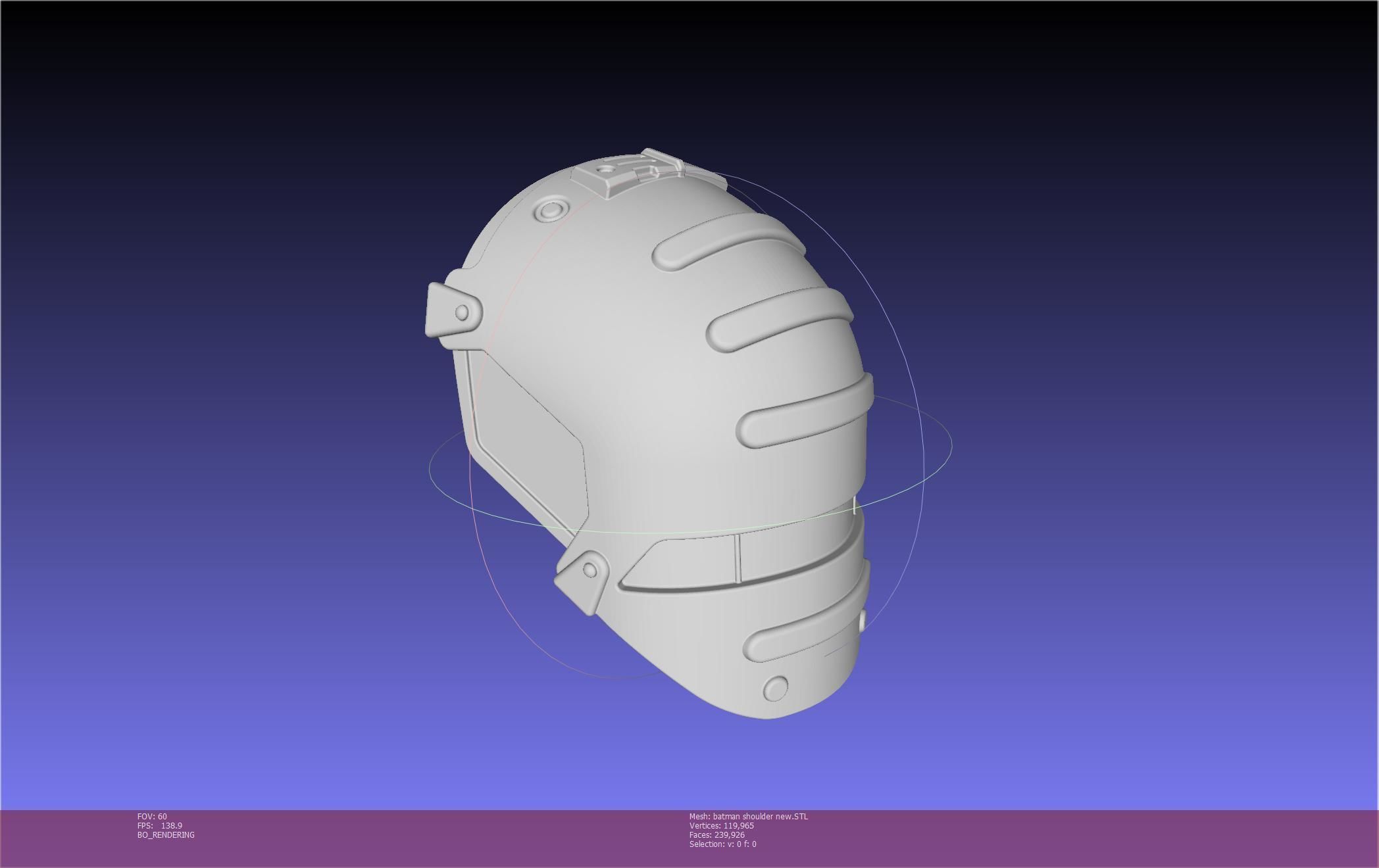 New Batman Shoulder Final Updated Printable Model 3D print model_8