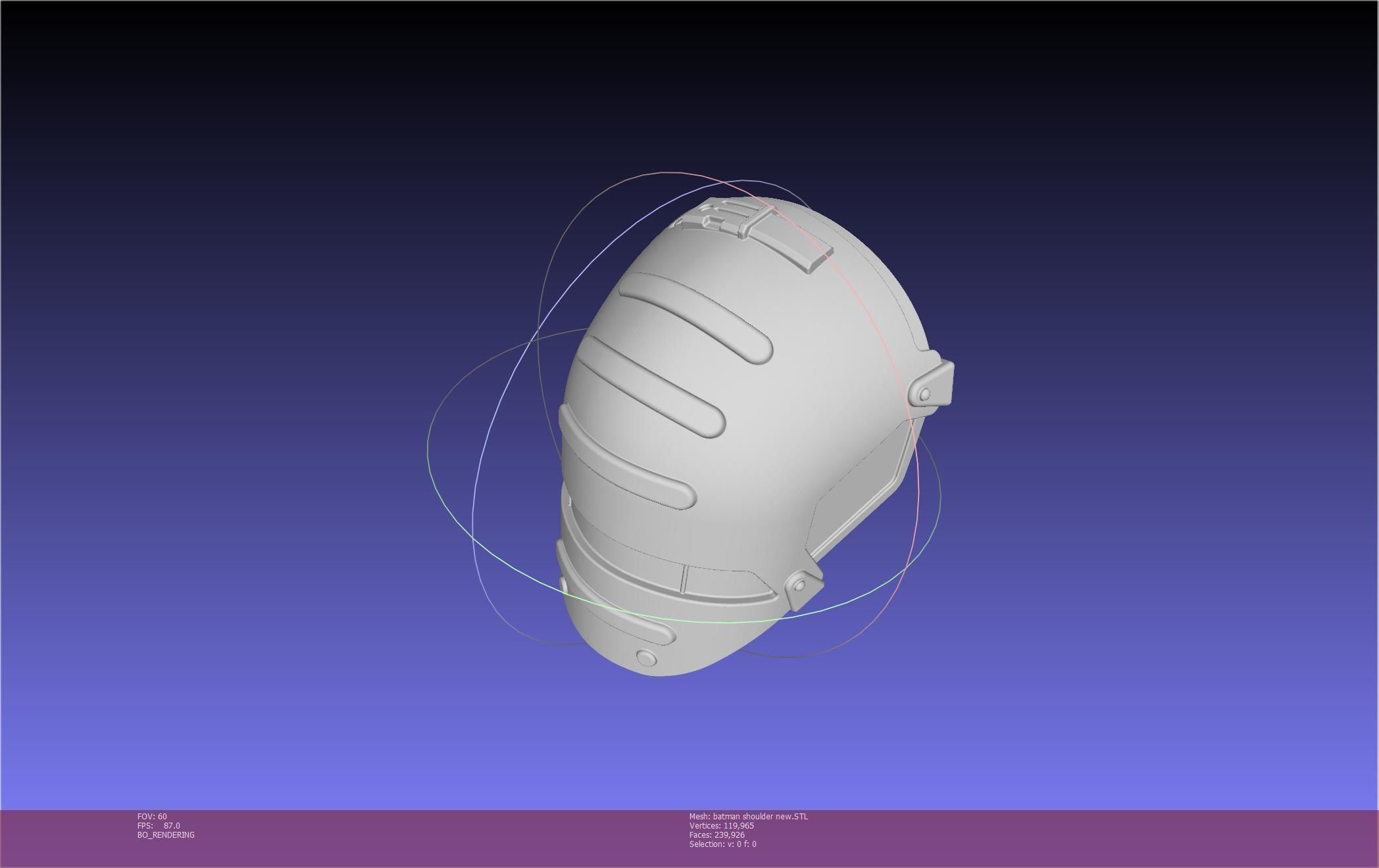 New Batman Shoulder Final Updated Printable Model 3D print model_82