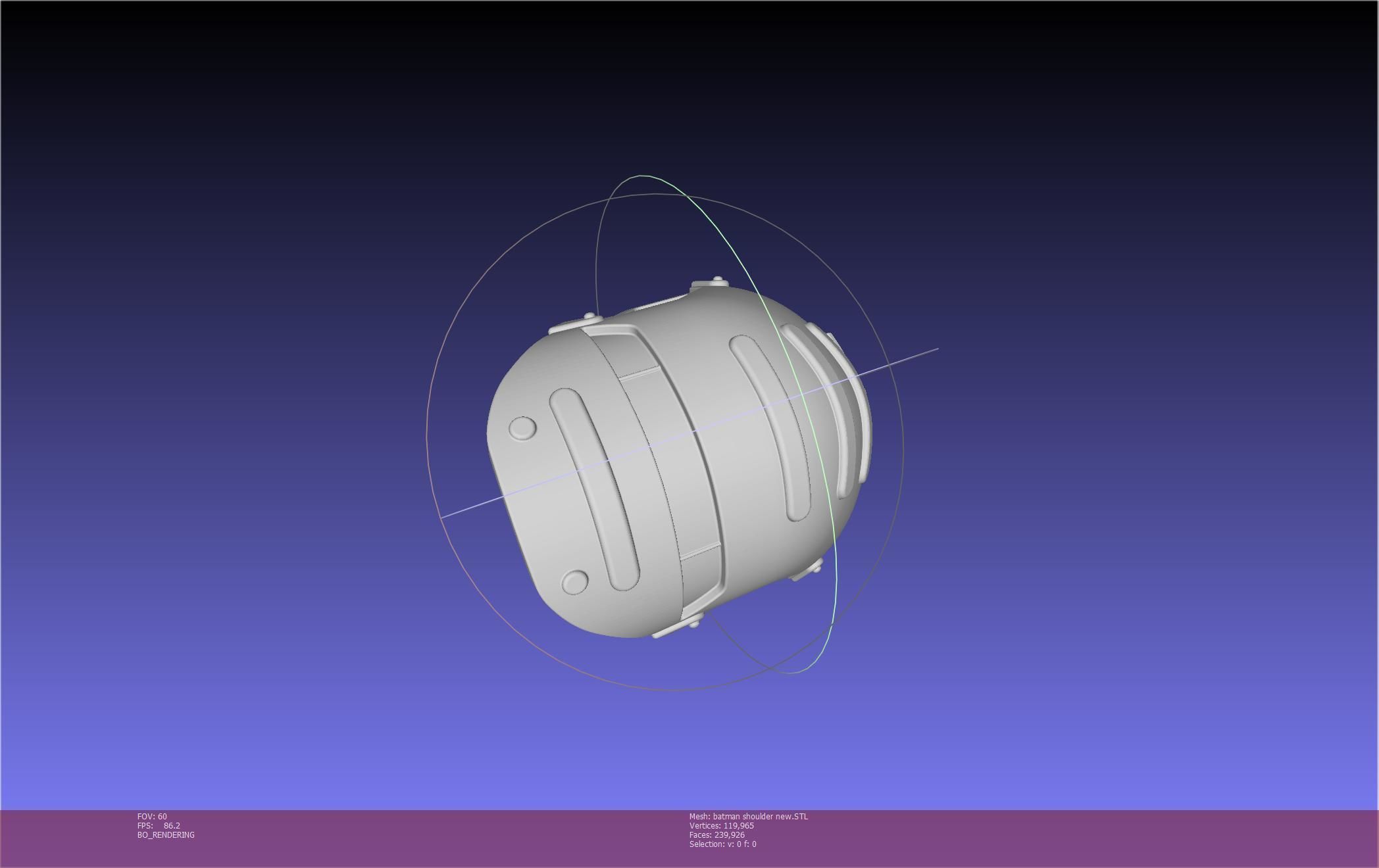 New Batman Shoulder Final Updated Printable Model 3D print model_40