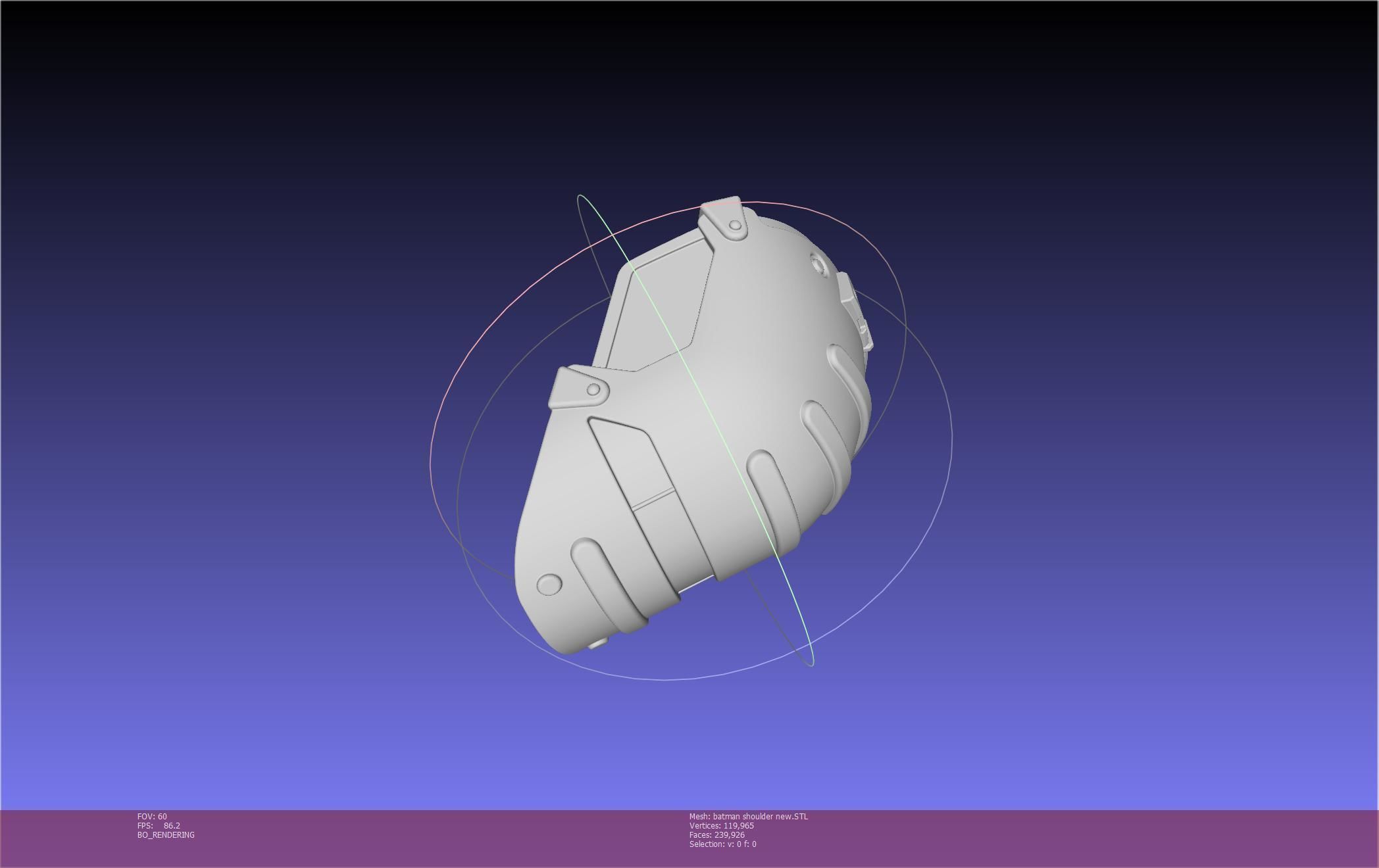 New Batman Shoulder Final Updated Printable Model 3D print model_41