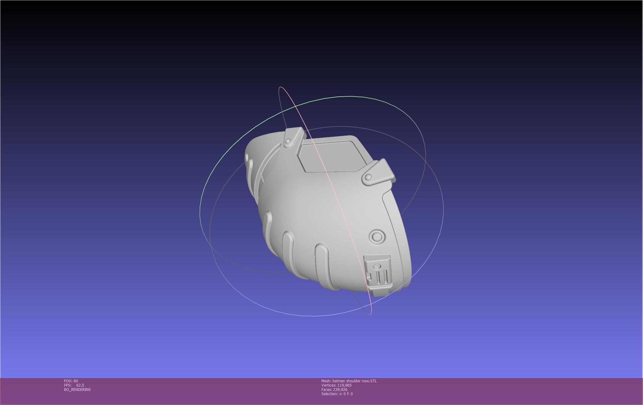 New Batman Shoulder Final Updated Printable Model 3D print model_58