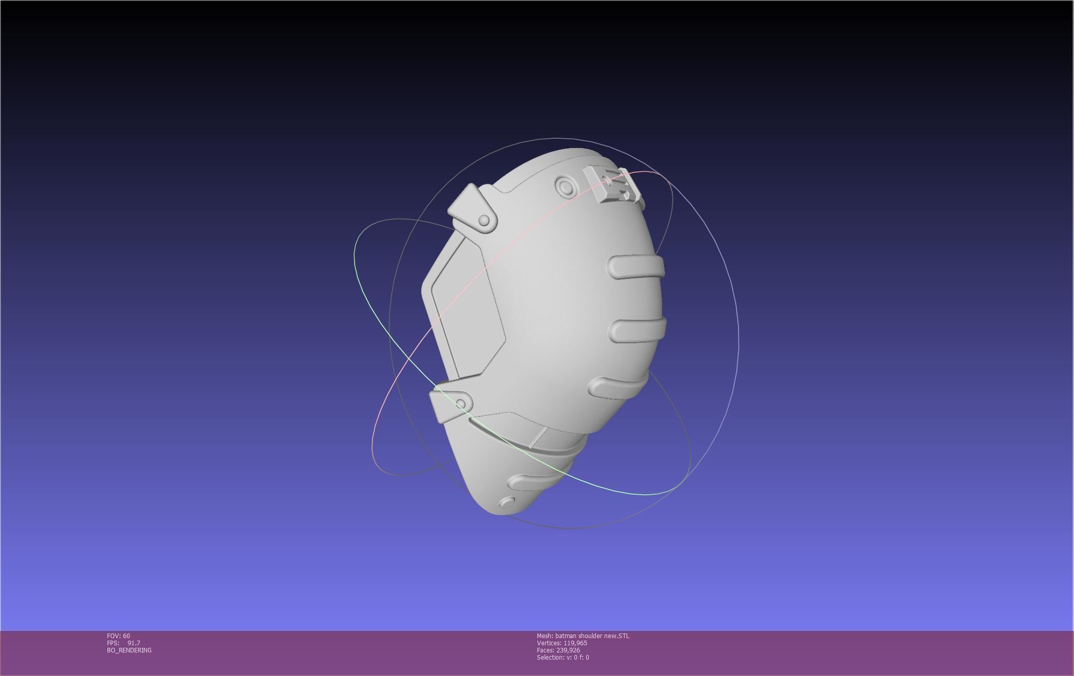 New Batman Shoulder Final Updated Printable Model 3D print model_29