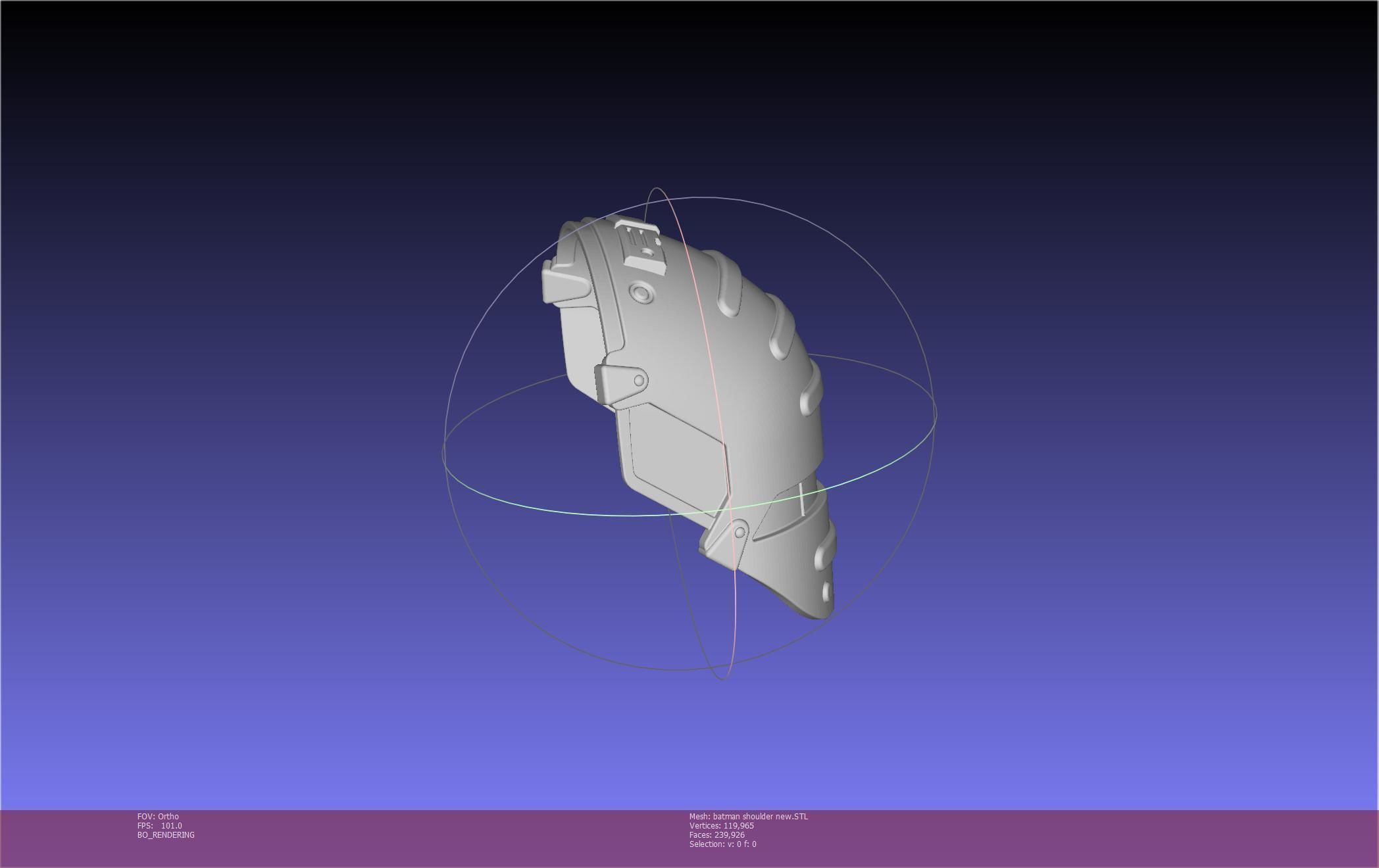 New Batman Shoulder Final Updated Printable Model 3D print model_131