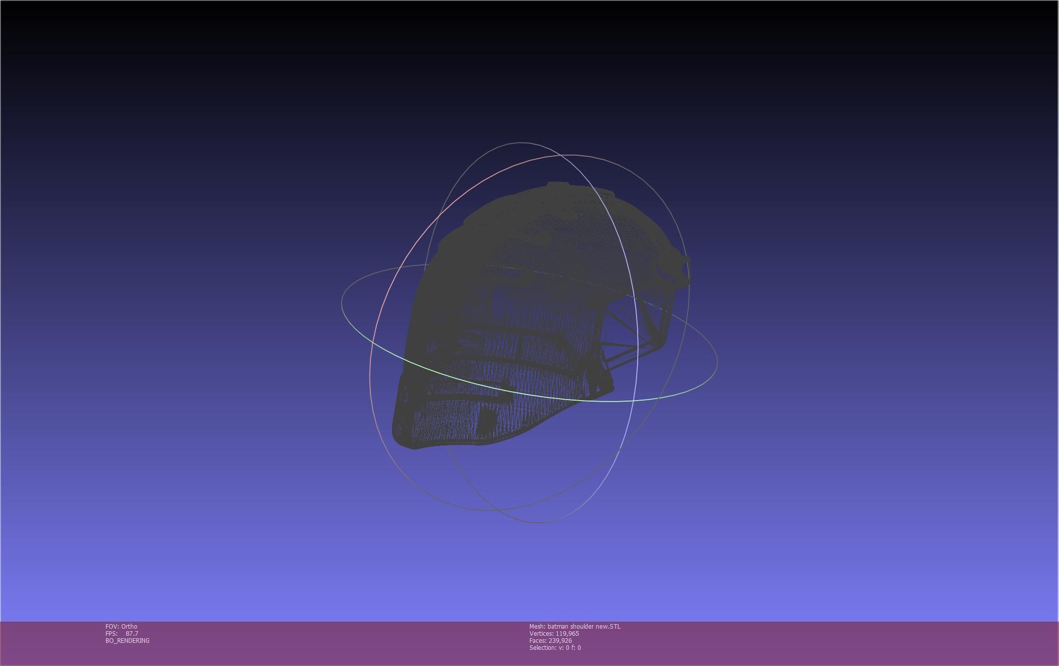 New Batman Shoulder Final Updated Printable Model 3D print model_125