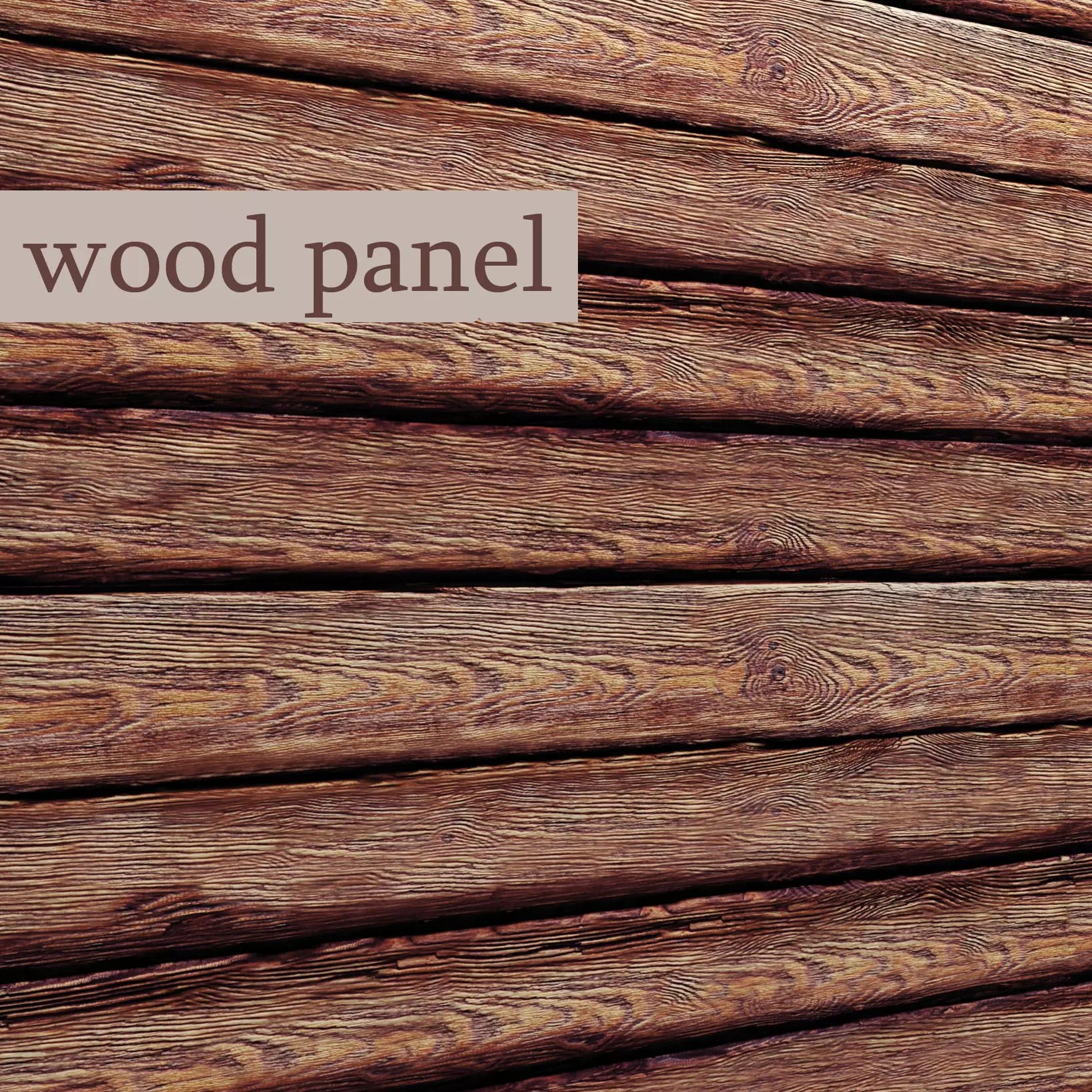 Wood panel 3D 4 3D model_0