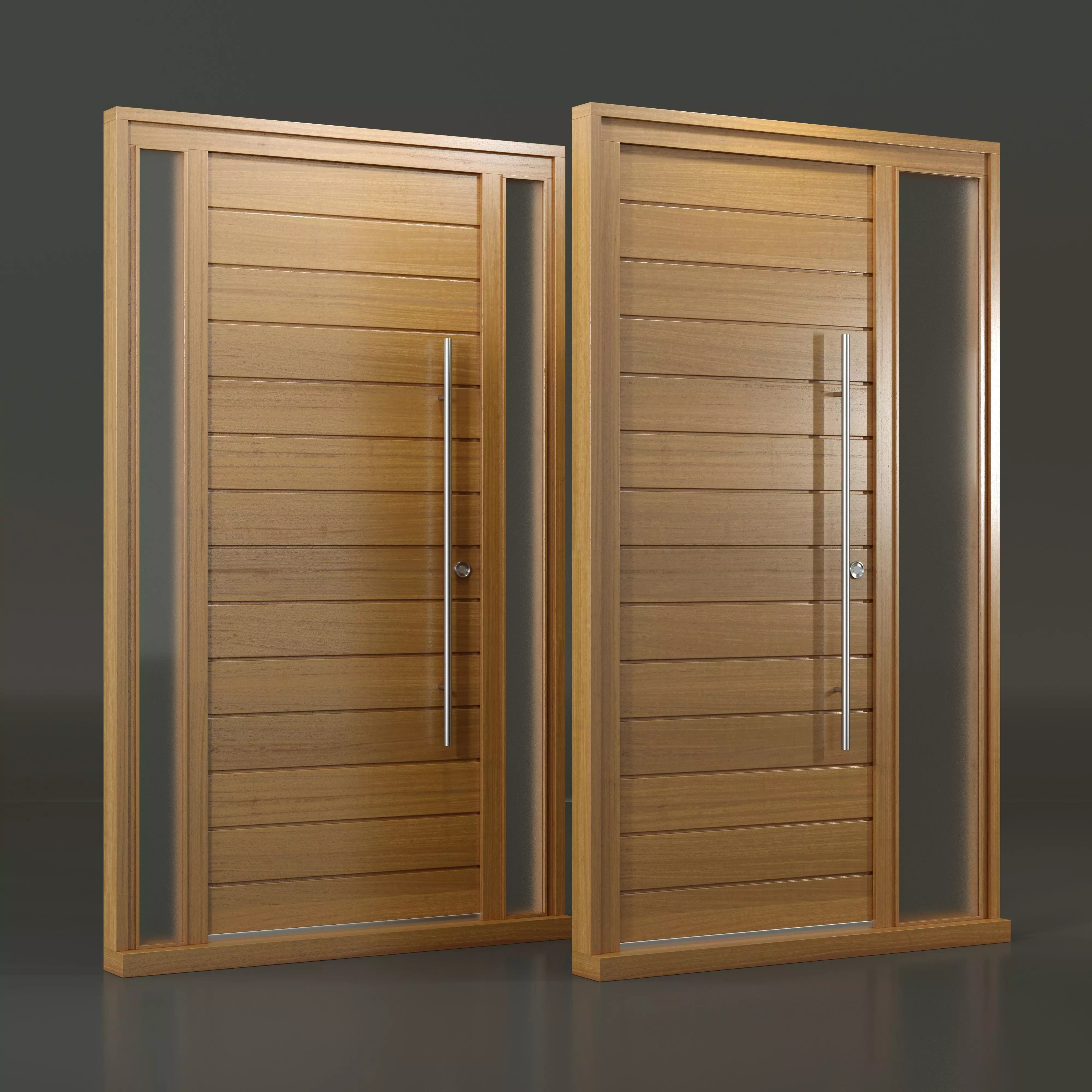 Puerta de paso 3D model_0