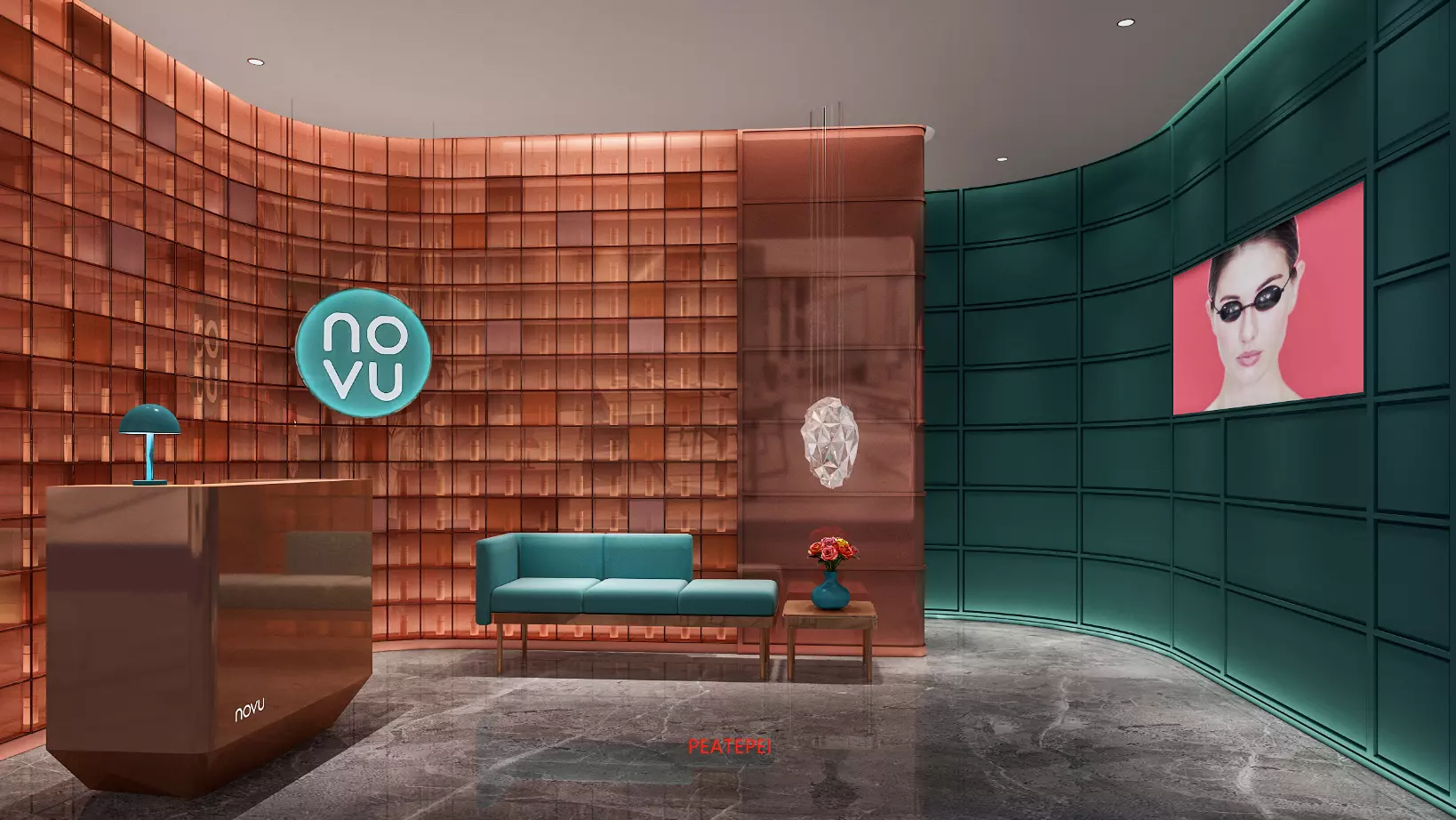 beauty shop 3D model_0