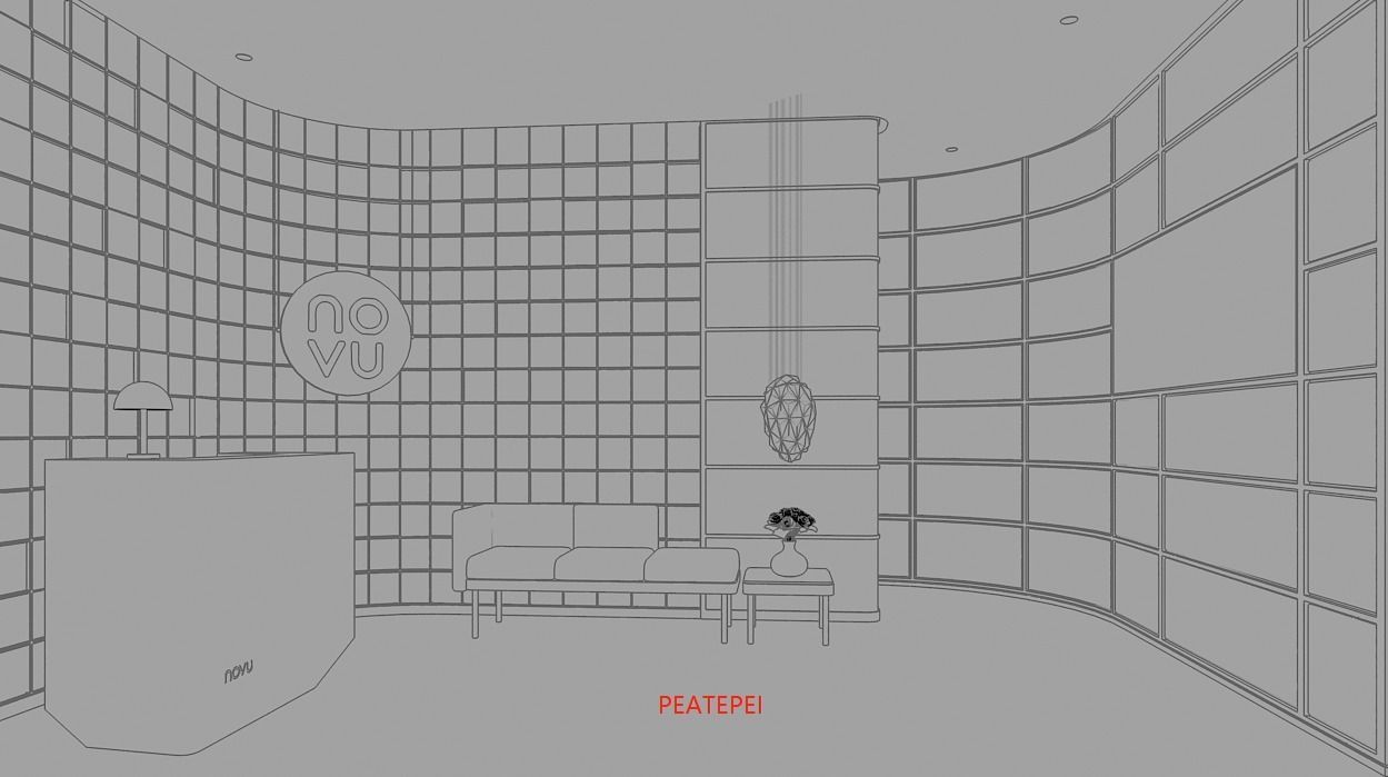 beauty shop 3D model_1