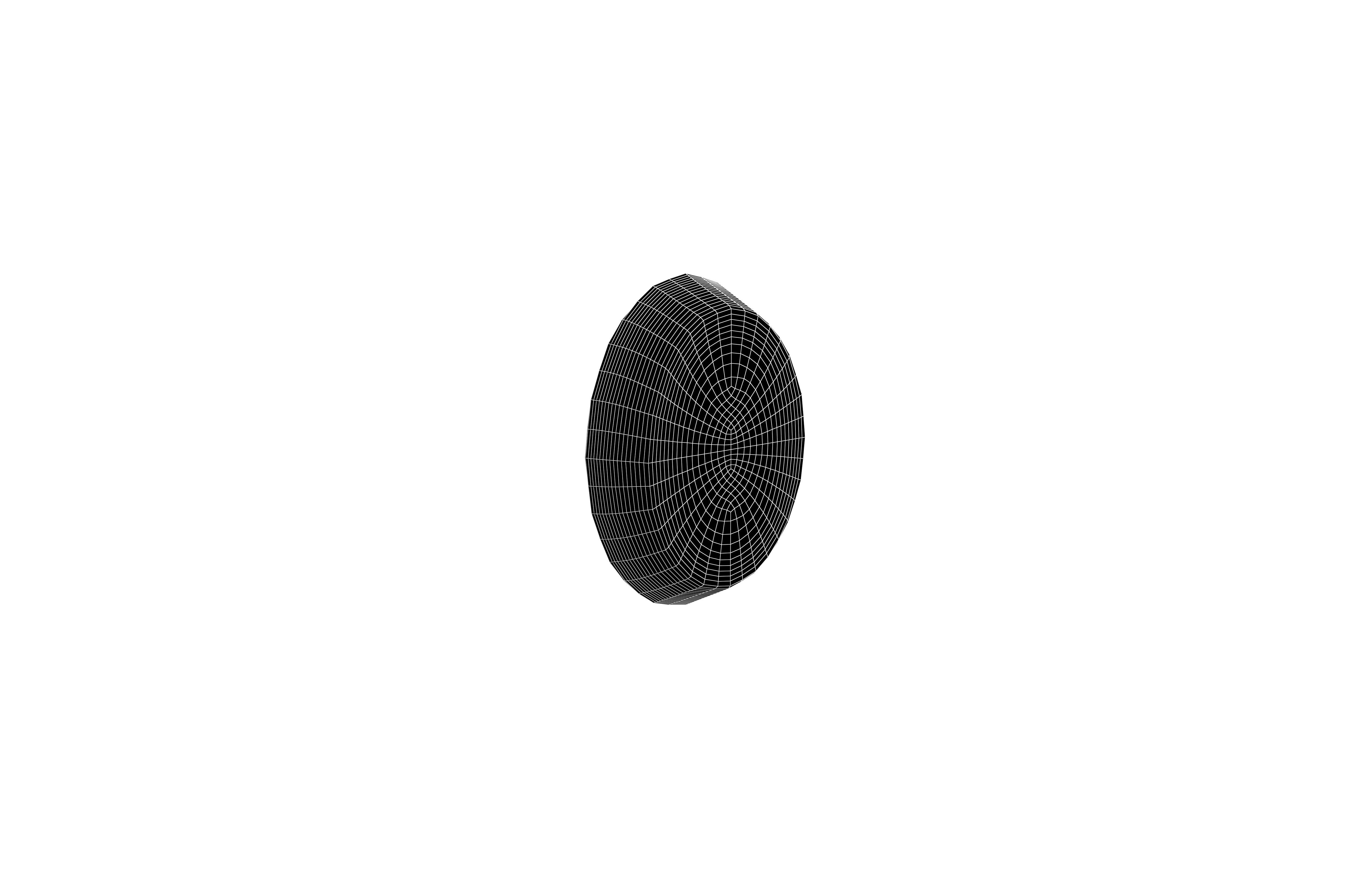Oval Chocolate v1 001 Low-poly 3D model_8