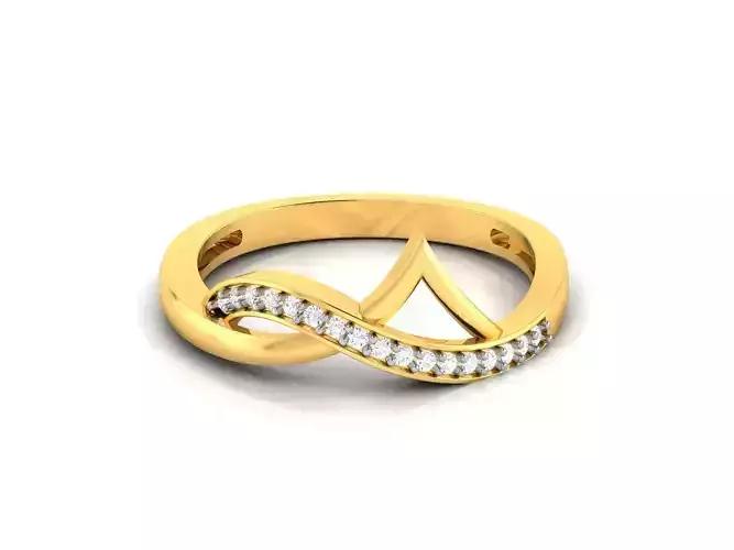 Women ring 3dm render detail 3D print model 3D print model