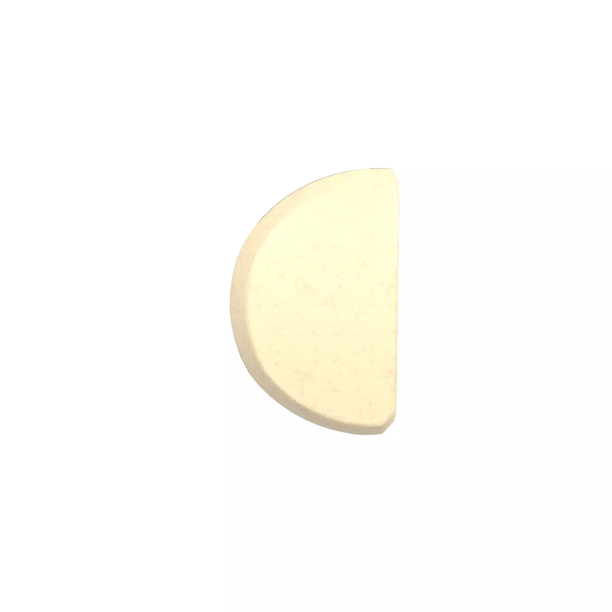 Semicircle Chocolate v1 002 Low-poly 3D model_0