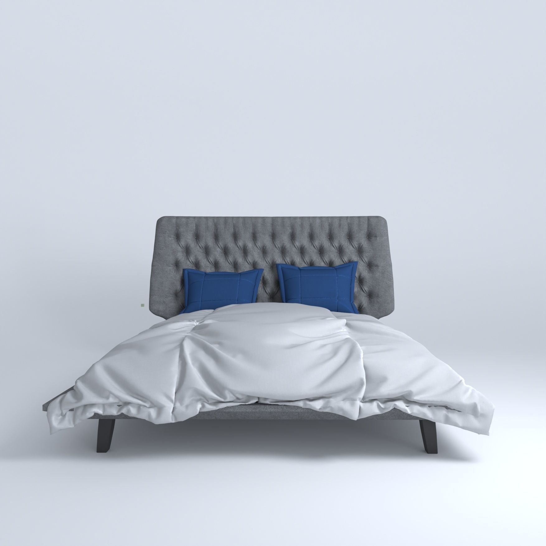Bed set 3D model_1