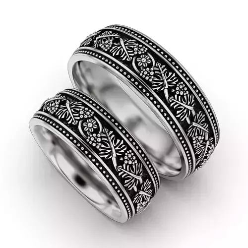 Wedding ring - Grapes Ring V2