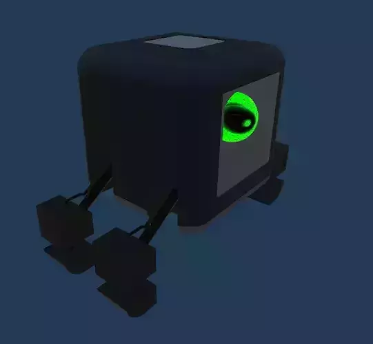 Low Poly Spider for SCi-Fi  Contents