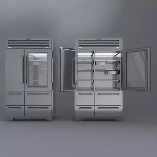 SUBZERO PRO 4850 Refrigerator- Freezer -With Interior