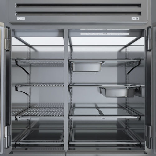 SUBZERO PRO 4850 Refrigerator- Freezer -With Interior 3D model 7