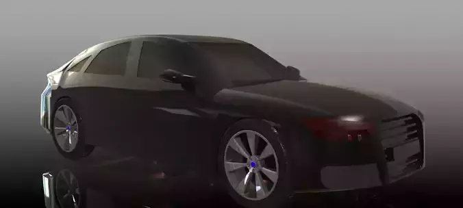 Audi A6 2014 Model 3D Printable