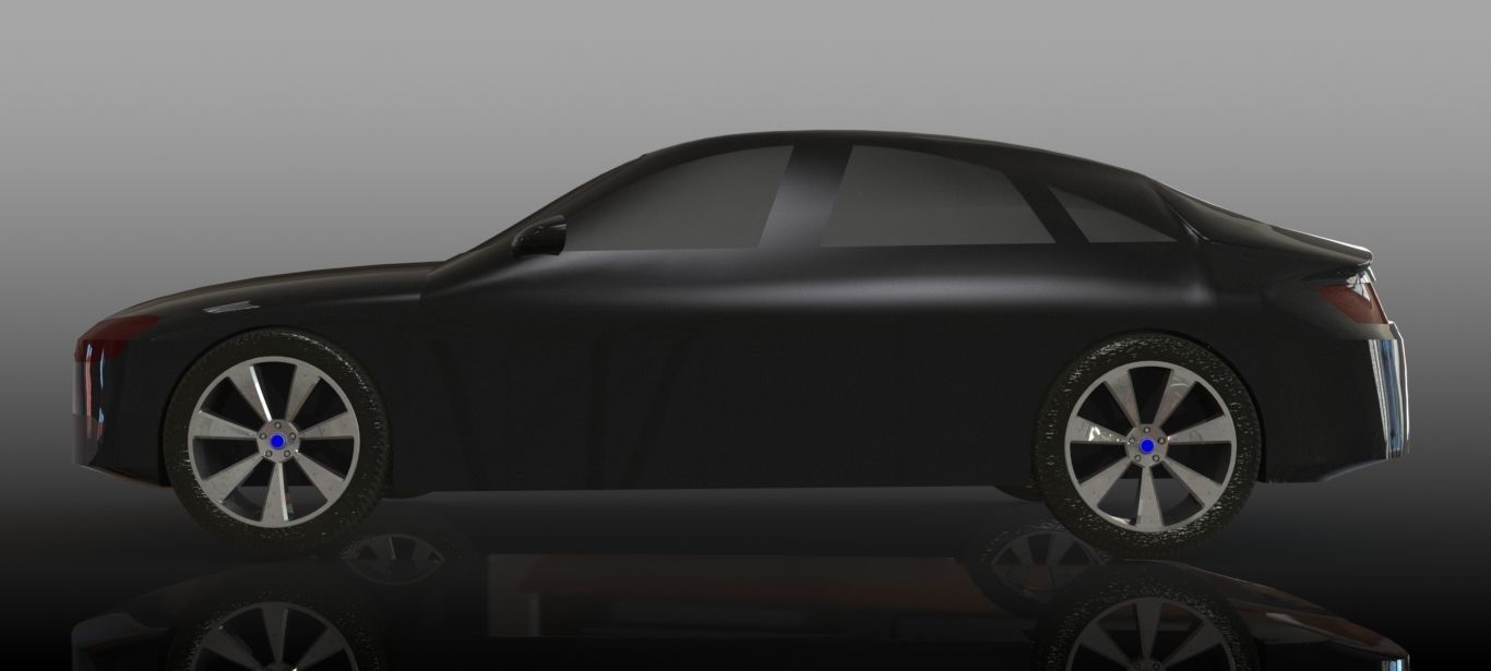 Audi A6 2014 Model 3D Printable 3D model_3