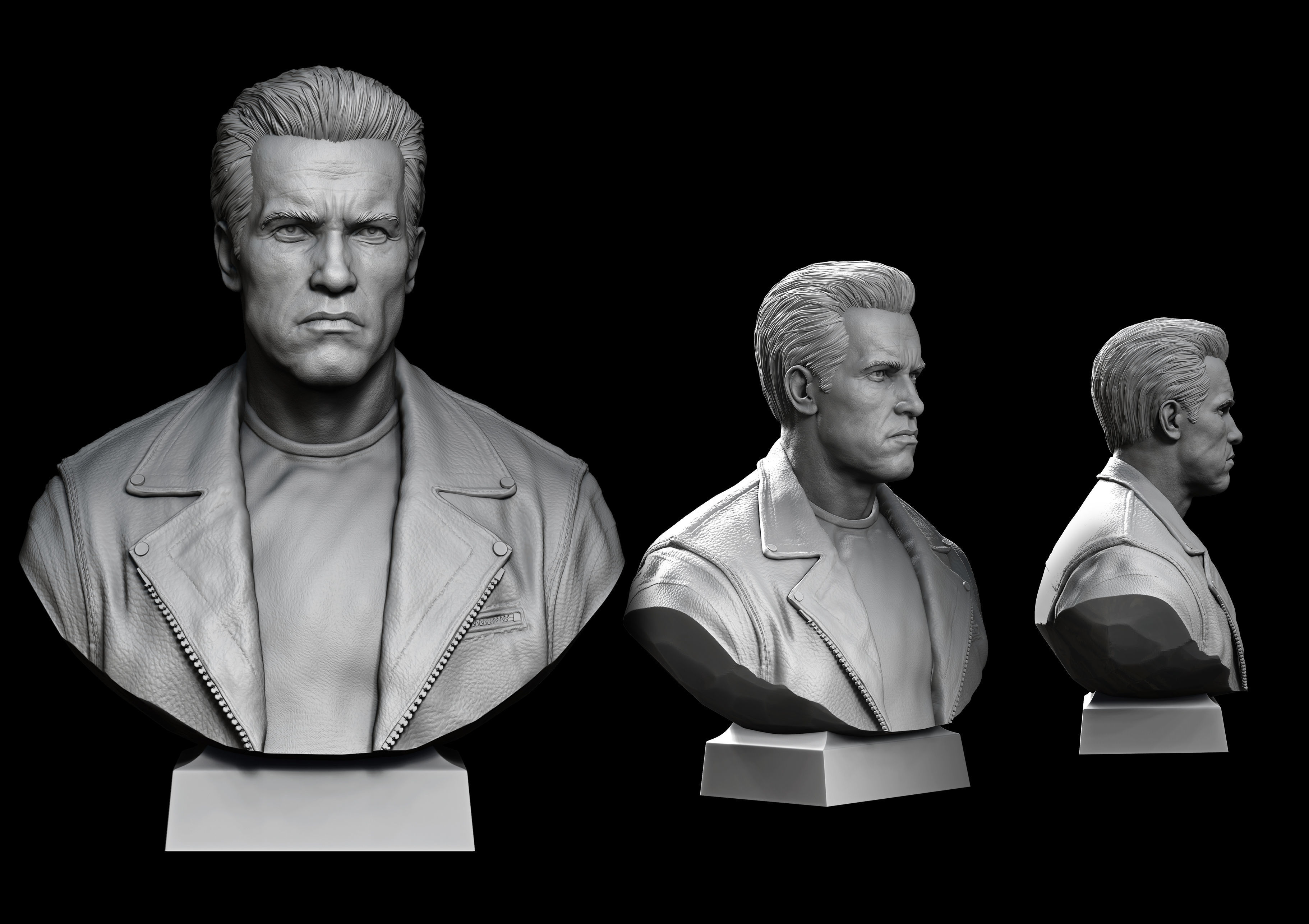 TERMINATOR Arnold Schwarzenegger 3D print model_6