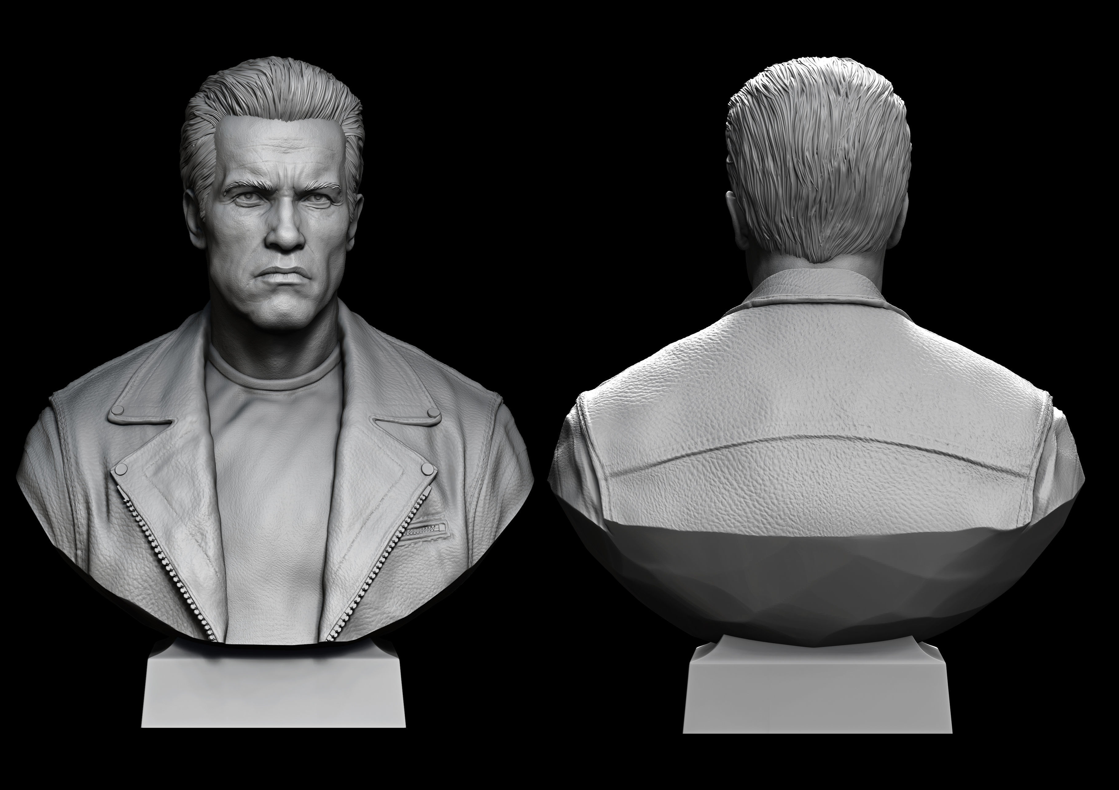 TERMINATOR Arnold Schwarzenegger 3D print model_2